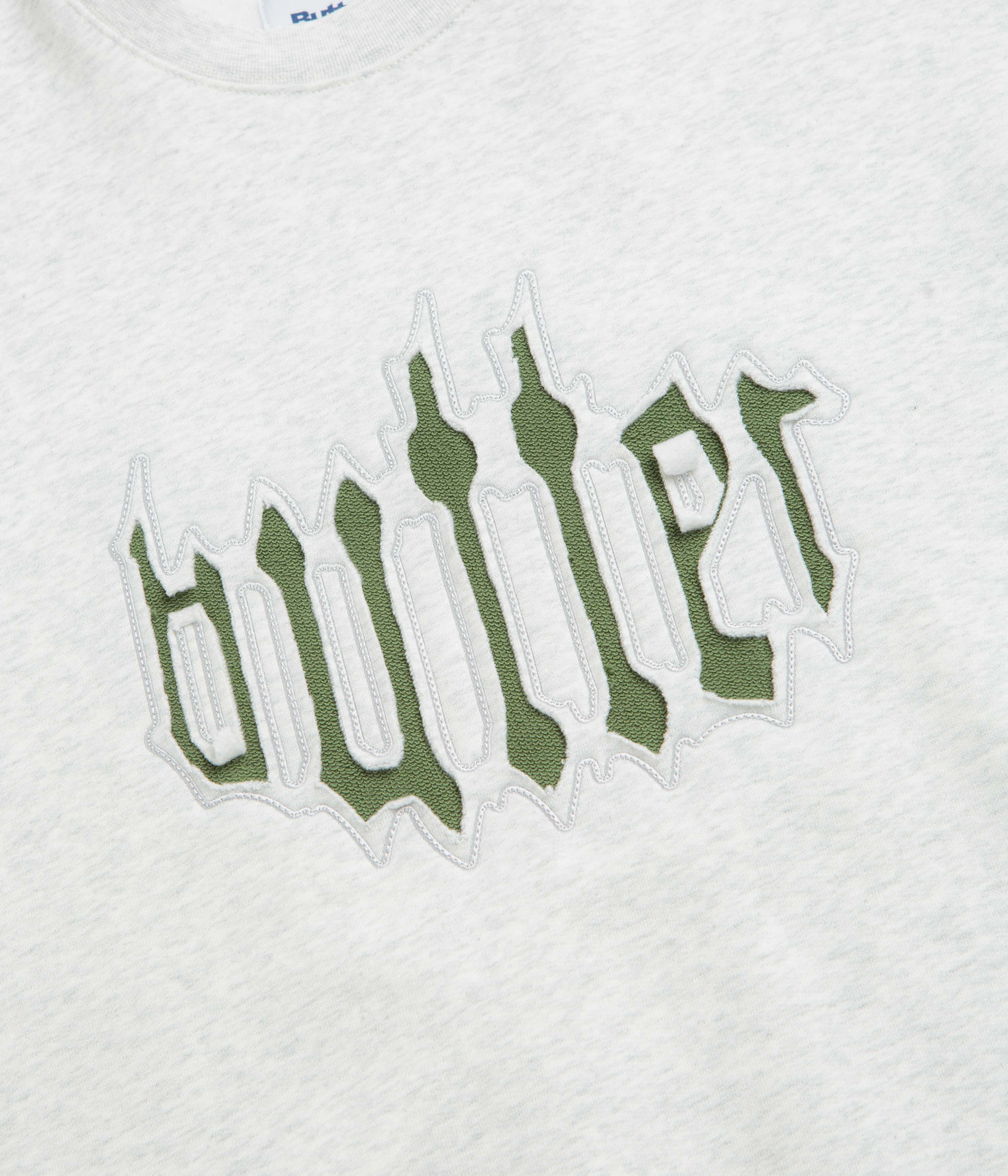Butter Goods Cut Out Applique Crewneck Sweatshirt - Ash - Image 3
