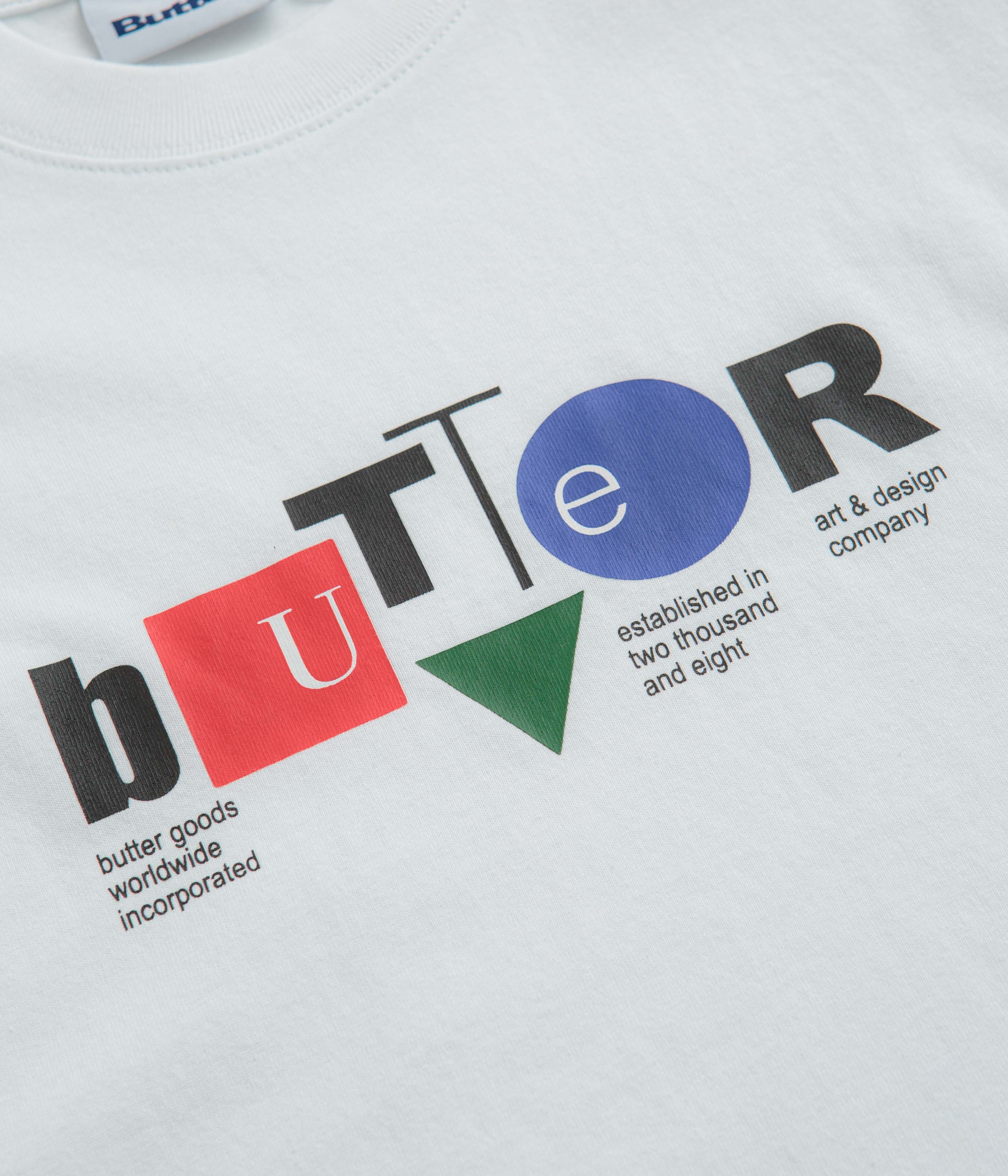 Butter Goods Design Co T-Shirt - White - Image 3