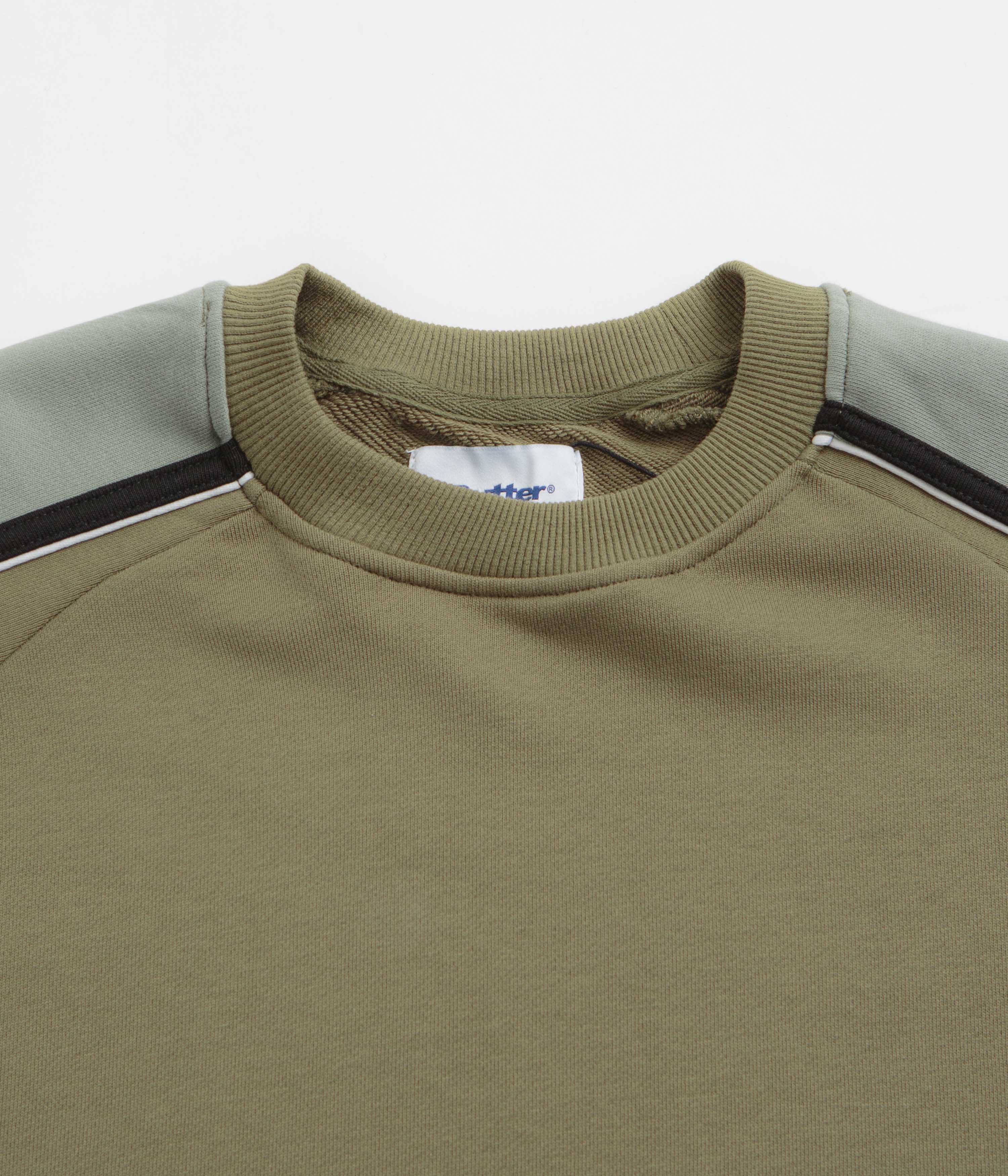 Butter Goods Division Crewneck Sweatshirt - Fatigue - Image 2