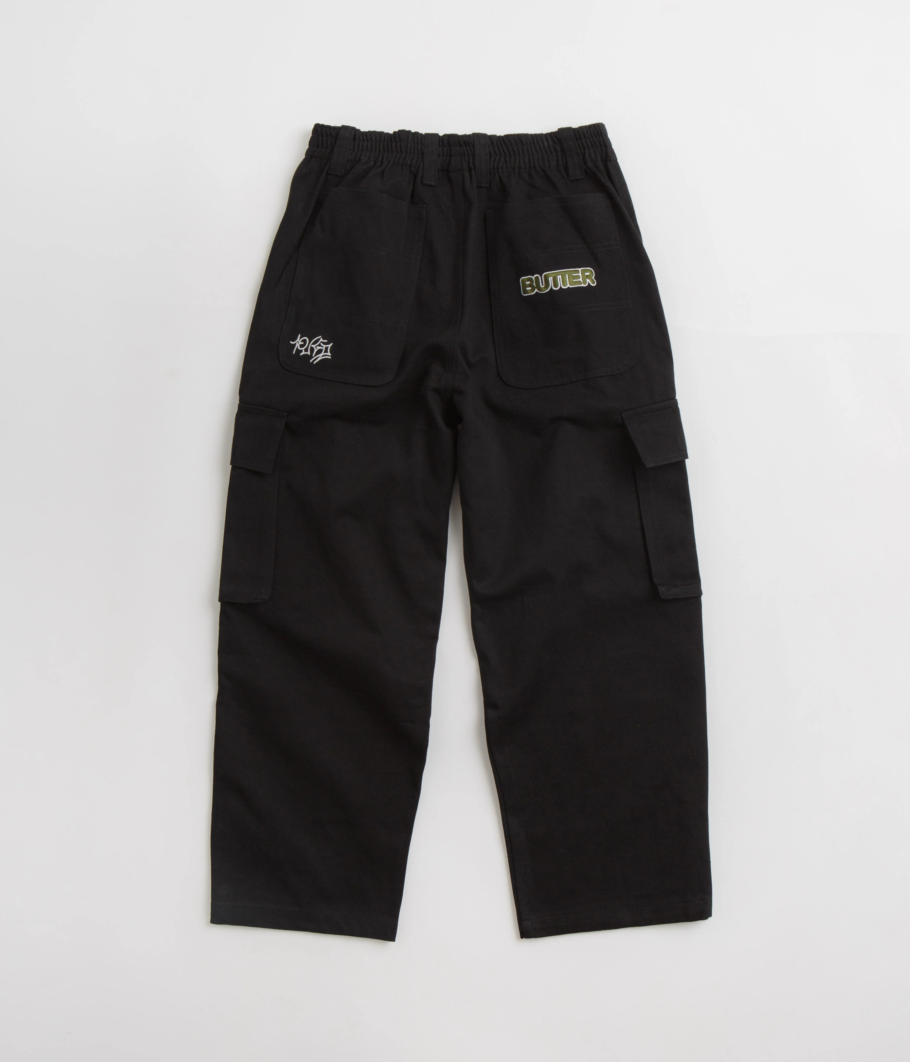 Butter Goods Dougie Cargo Pants - Black - Image 3