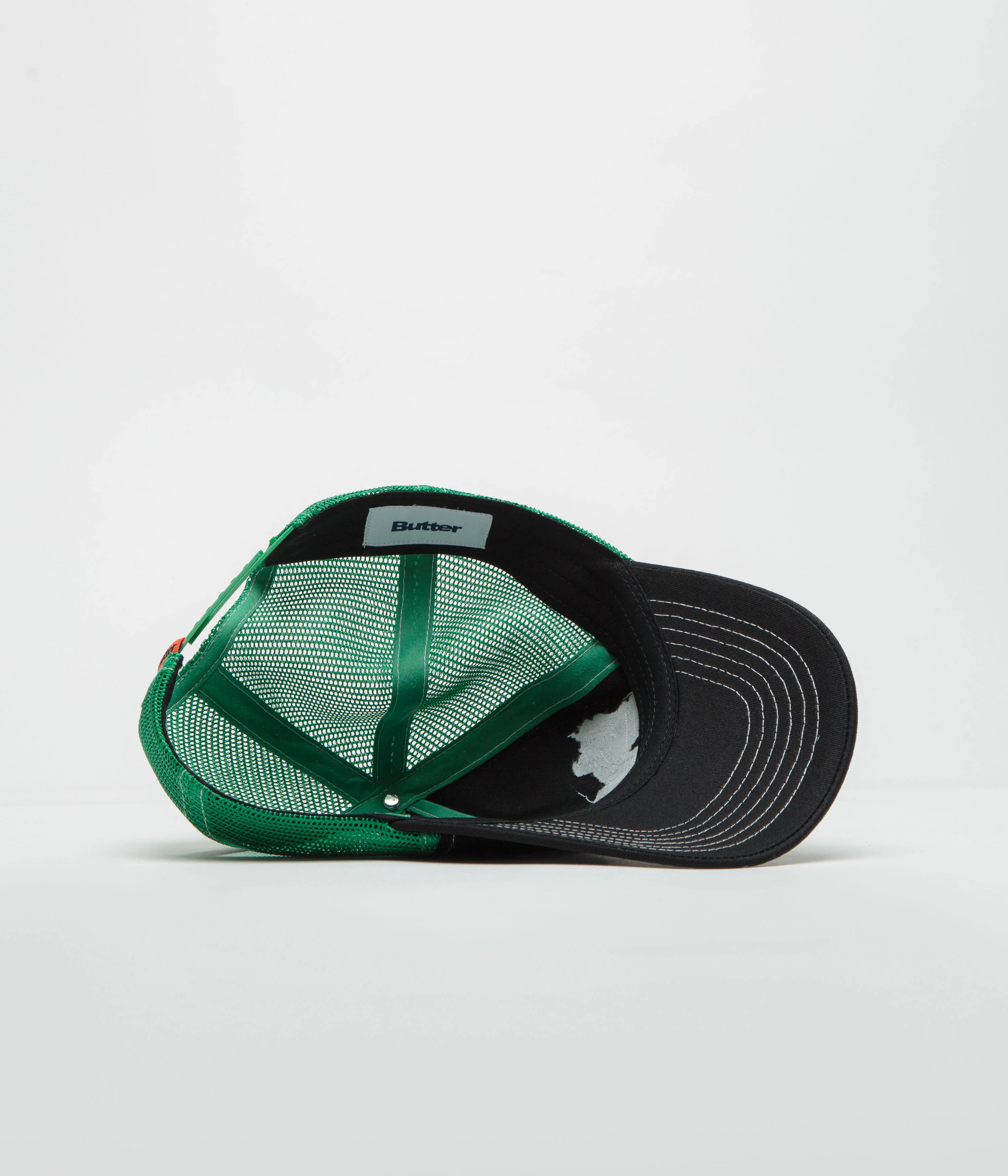 Butter Goods Edge Trucker Cap - Black - Image 4