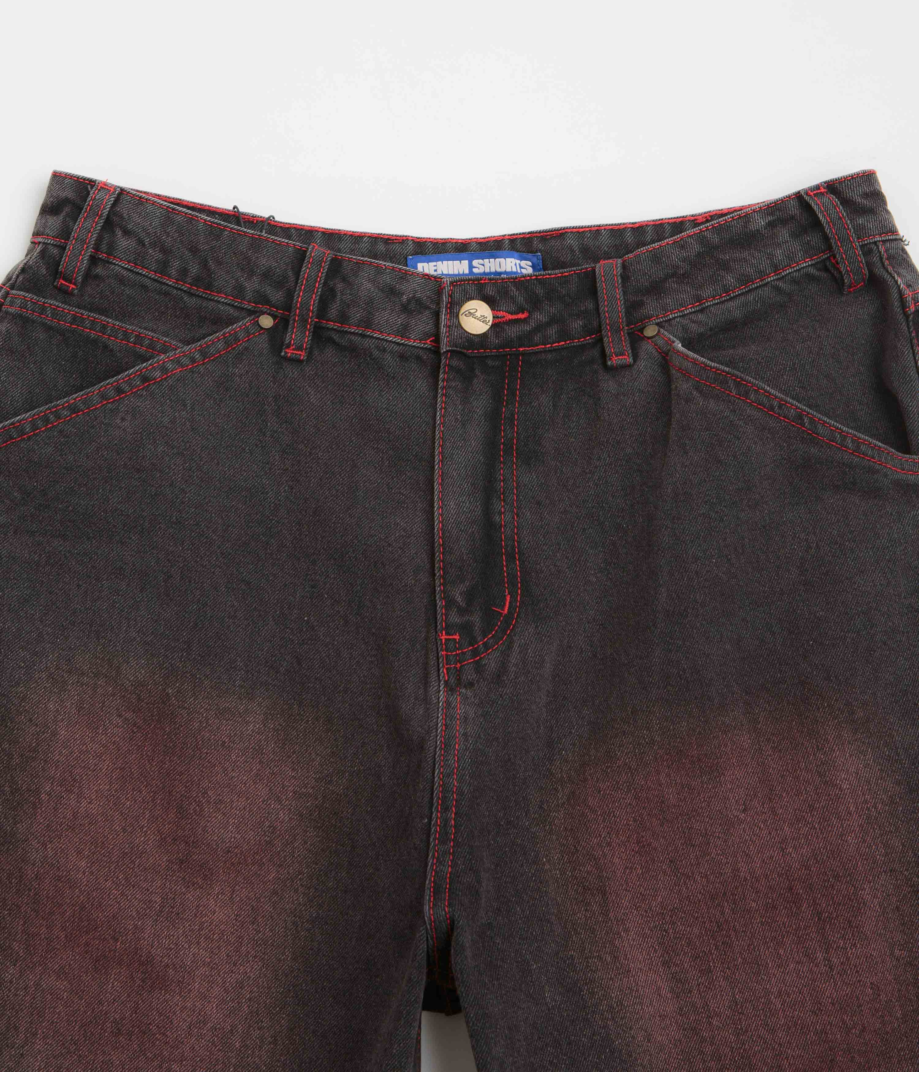 Butter Goods Encounter Denim Shorts - Tinted Washed Black - Image 5