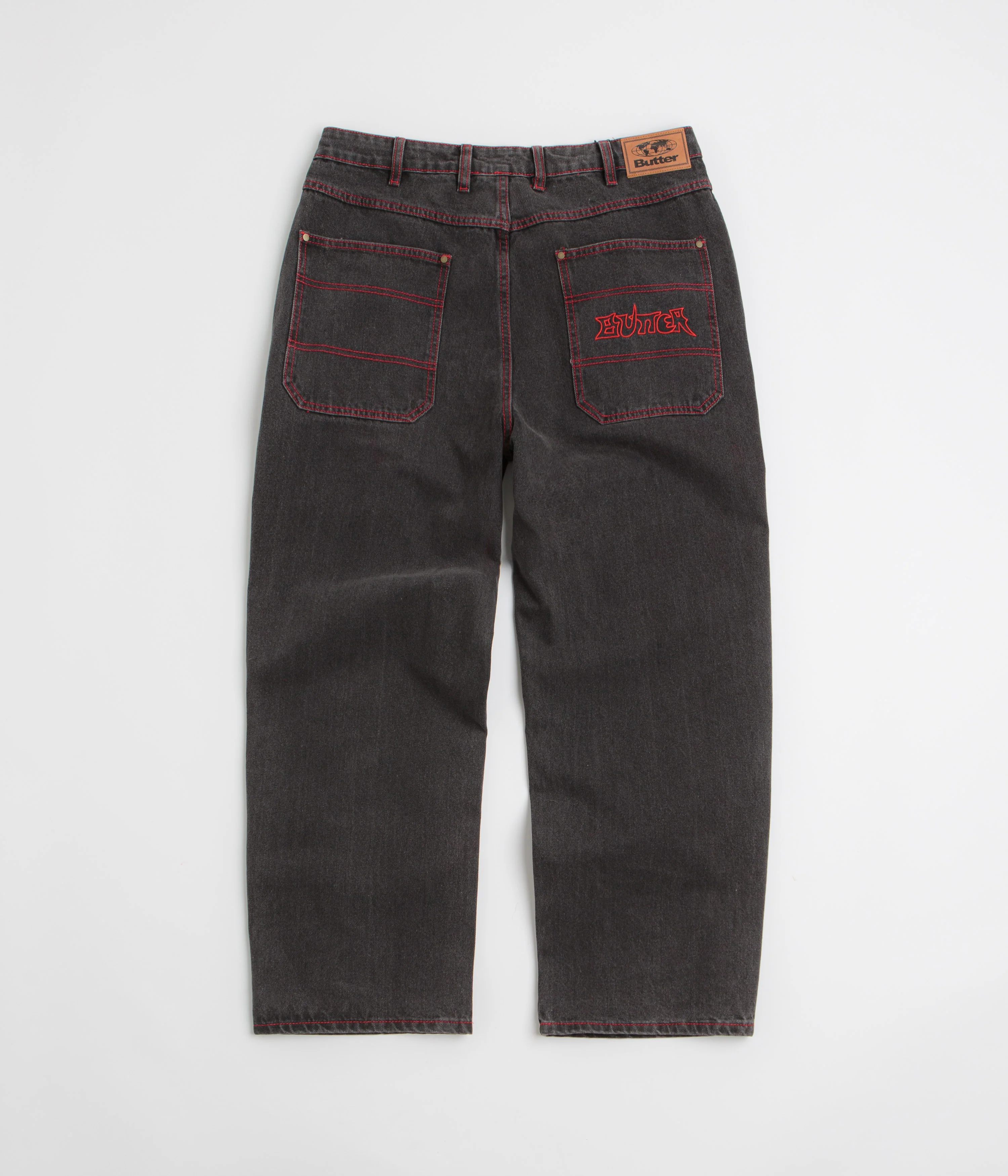 Butter Goods Encounter Jeans - Tinted Washed Black - Image 2