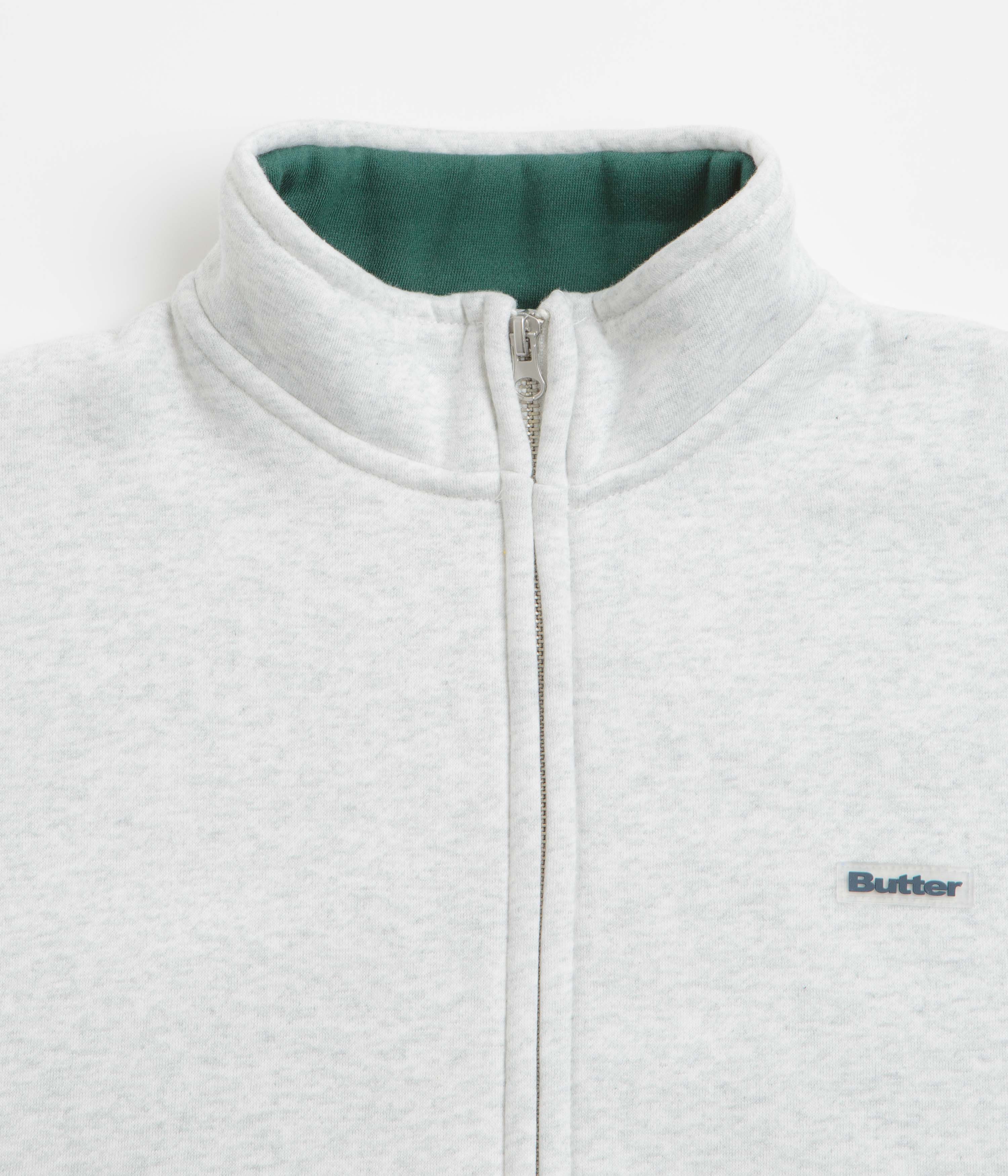 Butter Goods Endurance Zip-Thru Sweatshirt - Ash - Image 3