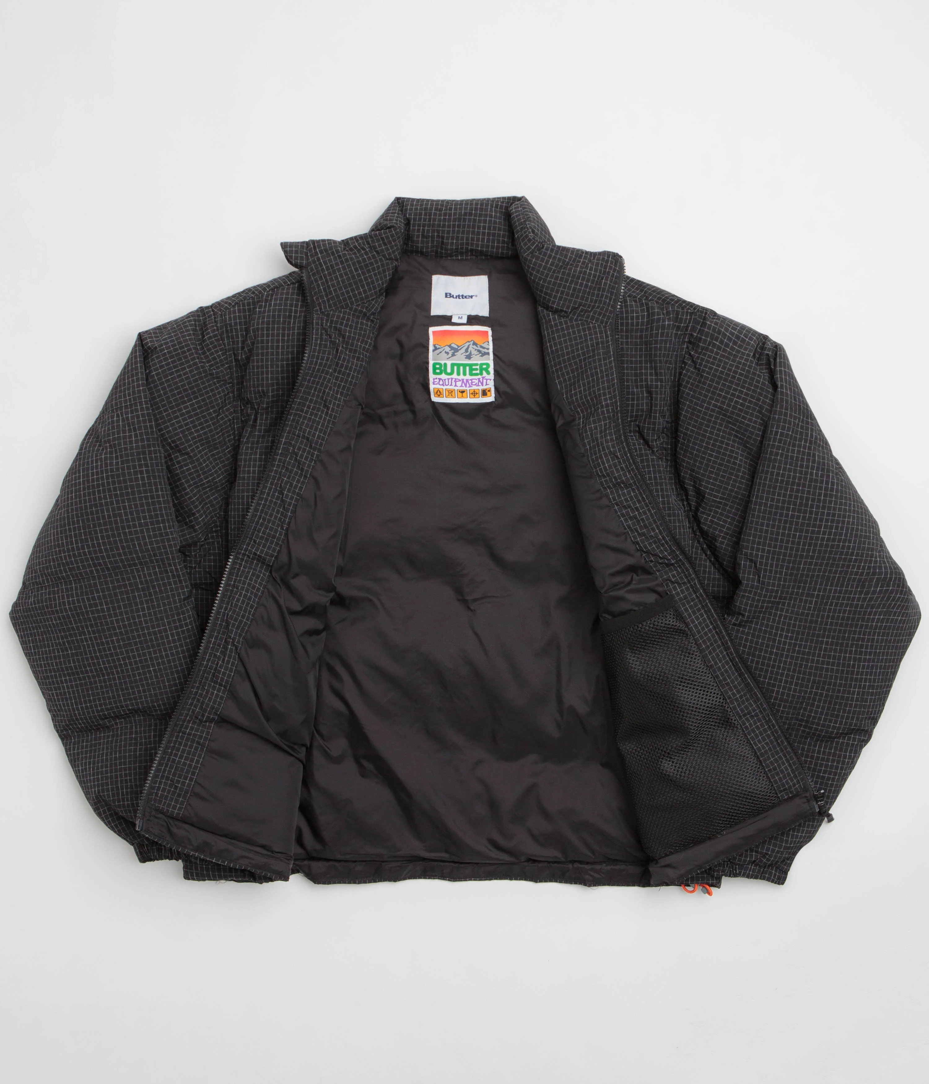 Butter Goods Endure Ripstop Puffer Jacket - Black - Image 2