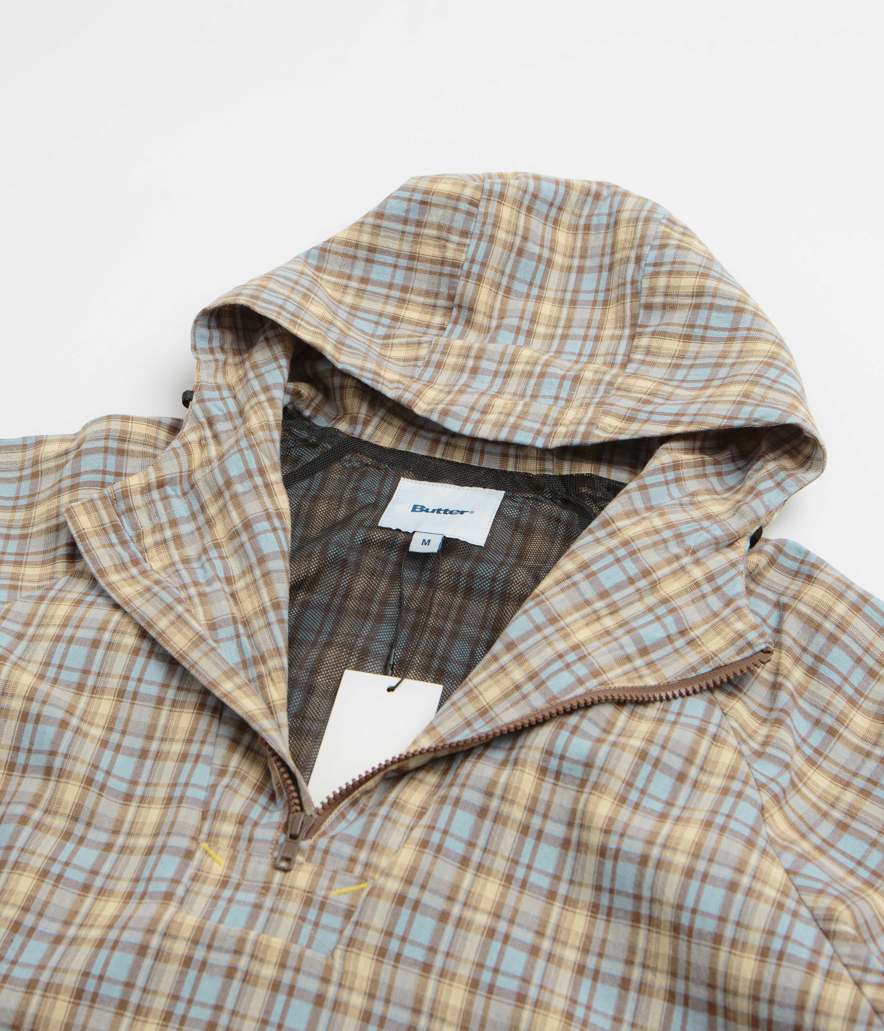 Butter Goods Equipment Anorak Jacket - Sky / Tan - Image 2