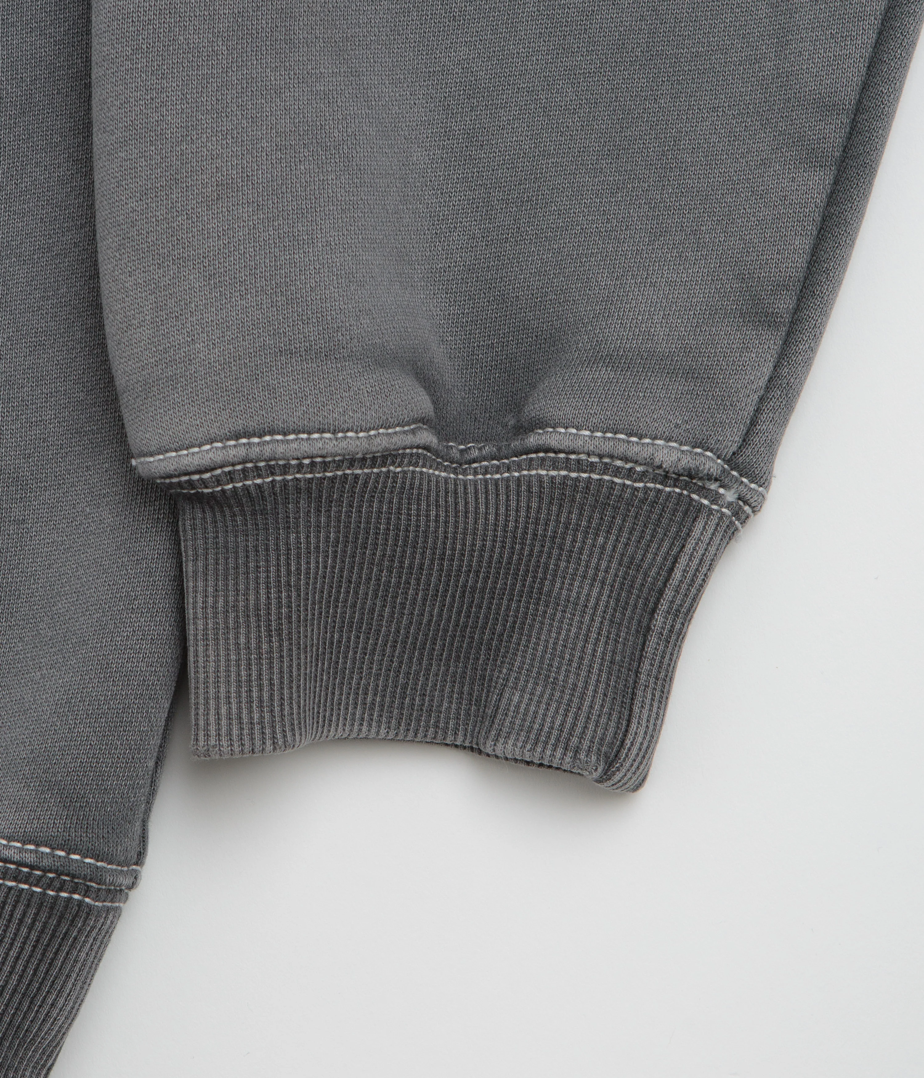 Butter Goods Equipment Applique Crewneck Sweatshirt - Washed Black - Image 4