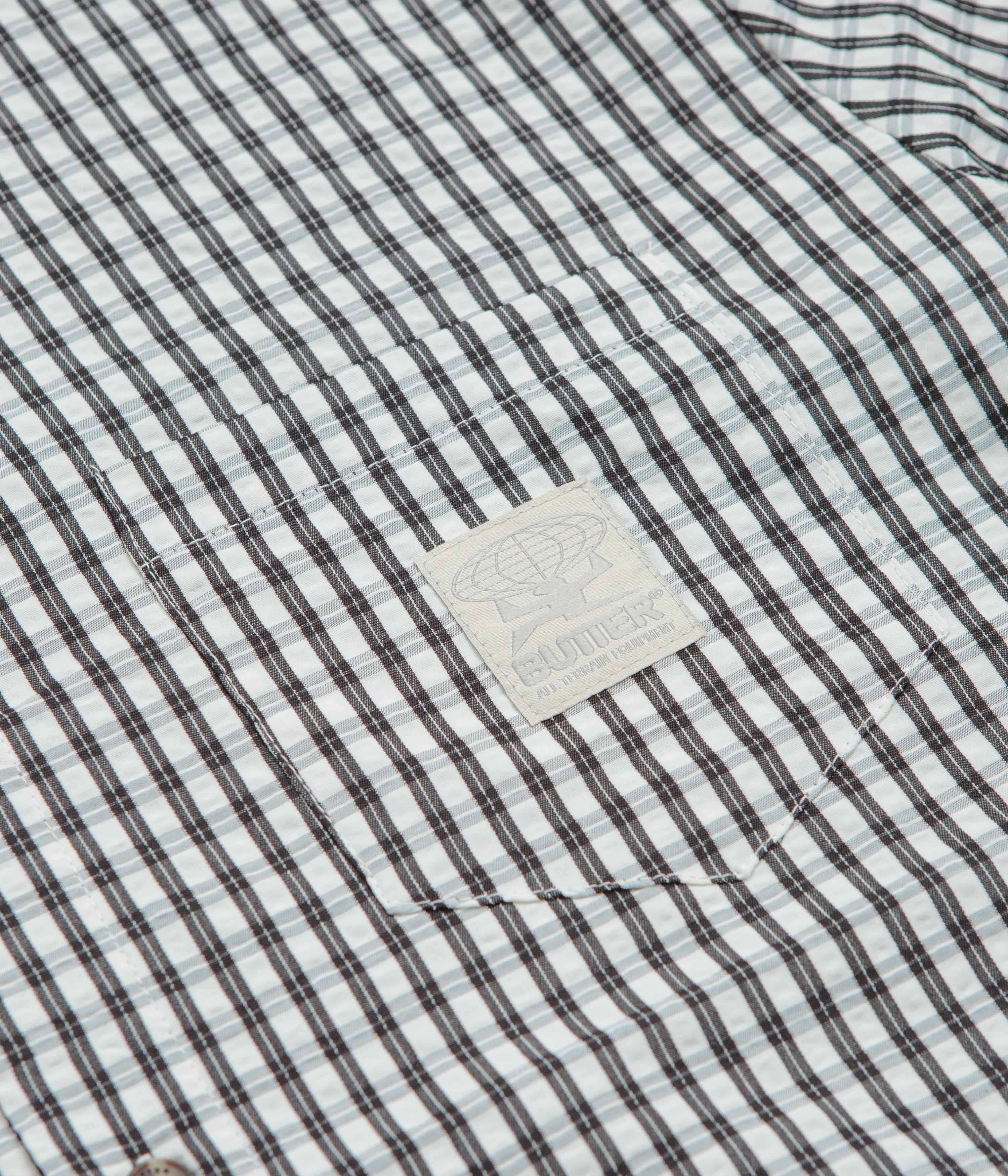 Butter Goods Equipment Short Sleeve Shirt - Black / White - Image 3