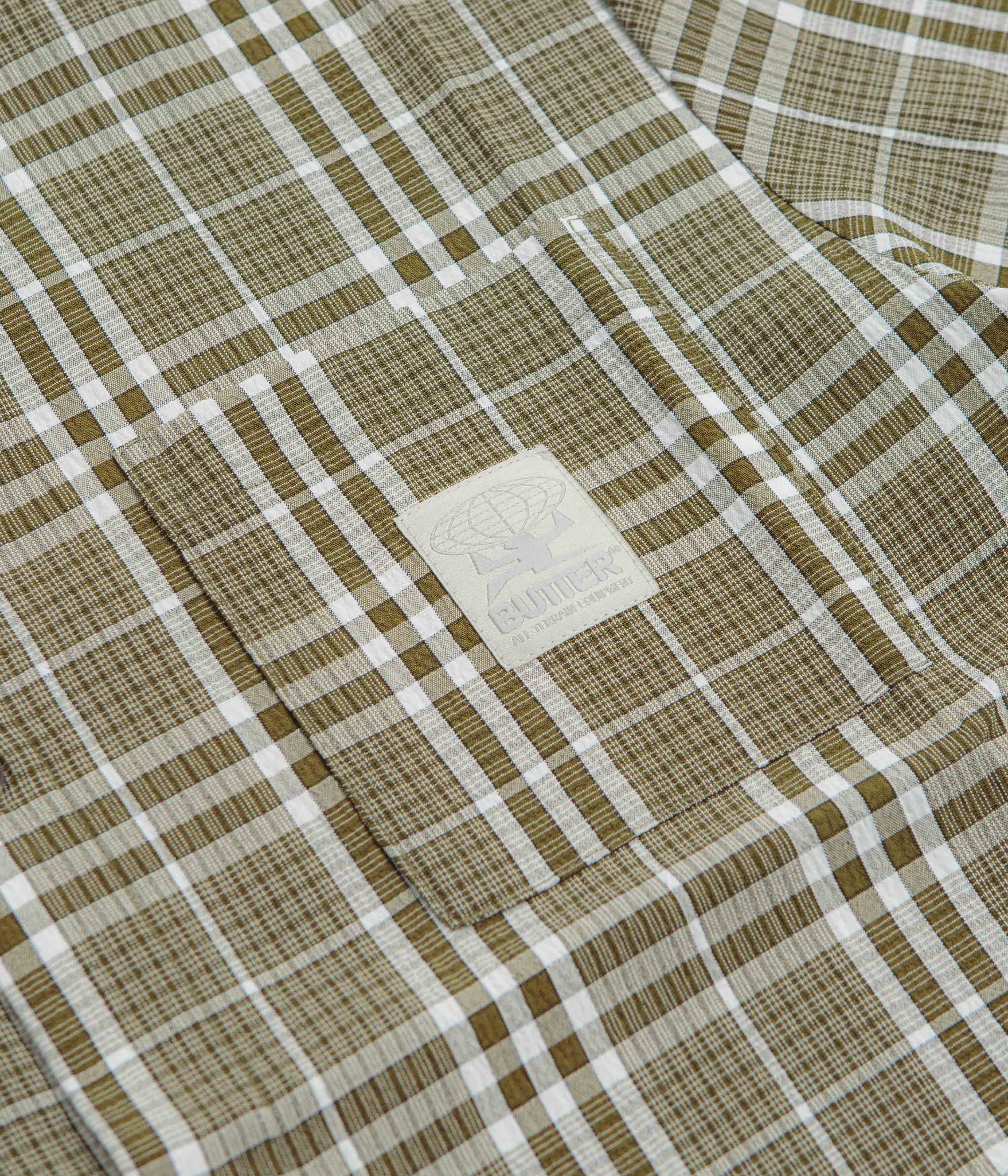 Butter Goods Equipment Short Sleeve Shirt - Green - Image 3
