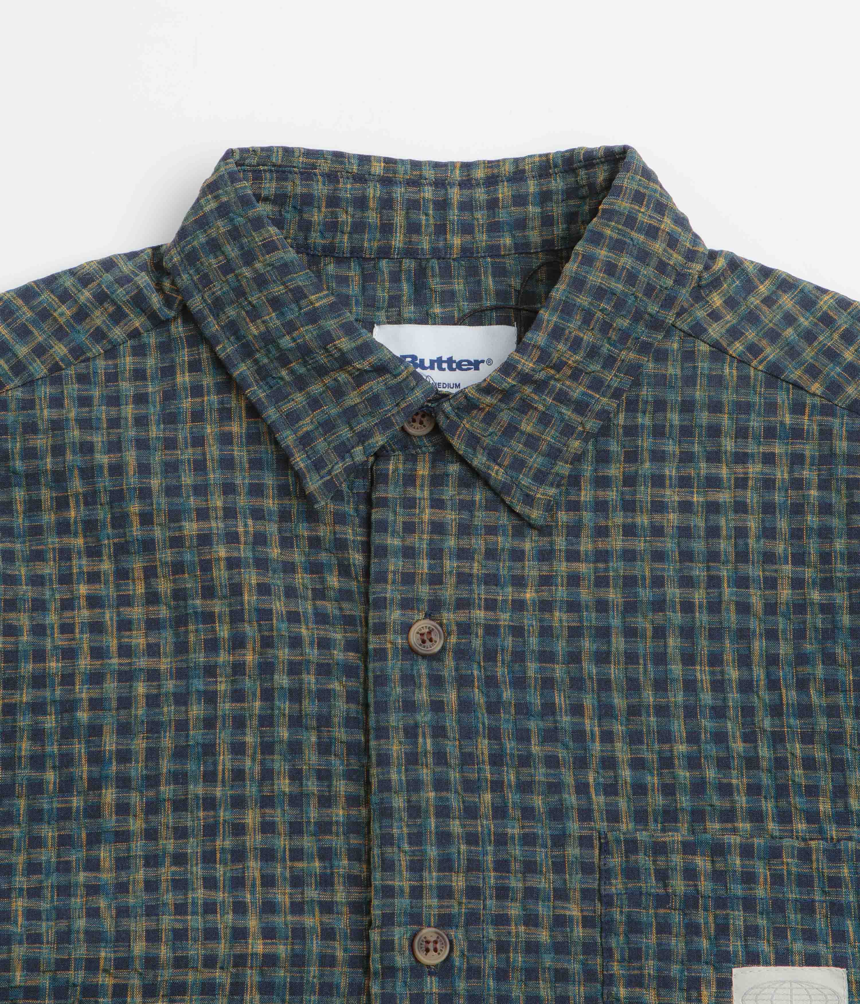 Butter Goods Equipment Short Sleeve Shirt - Navy - Image 2
