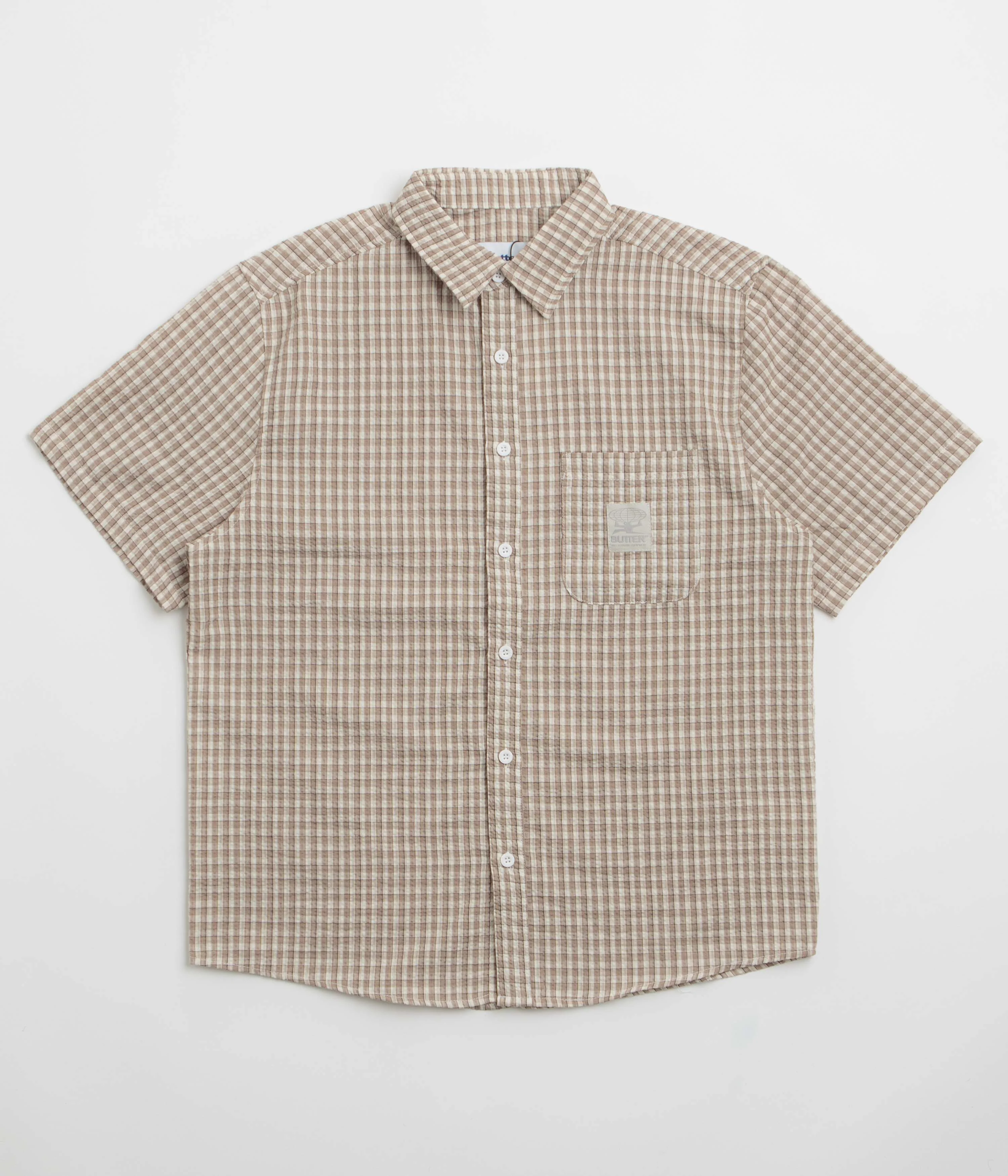 Butter Goods Equipment Short Sleeve Shirt - Taupe