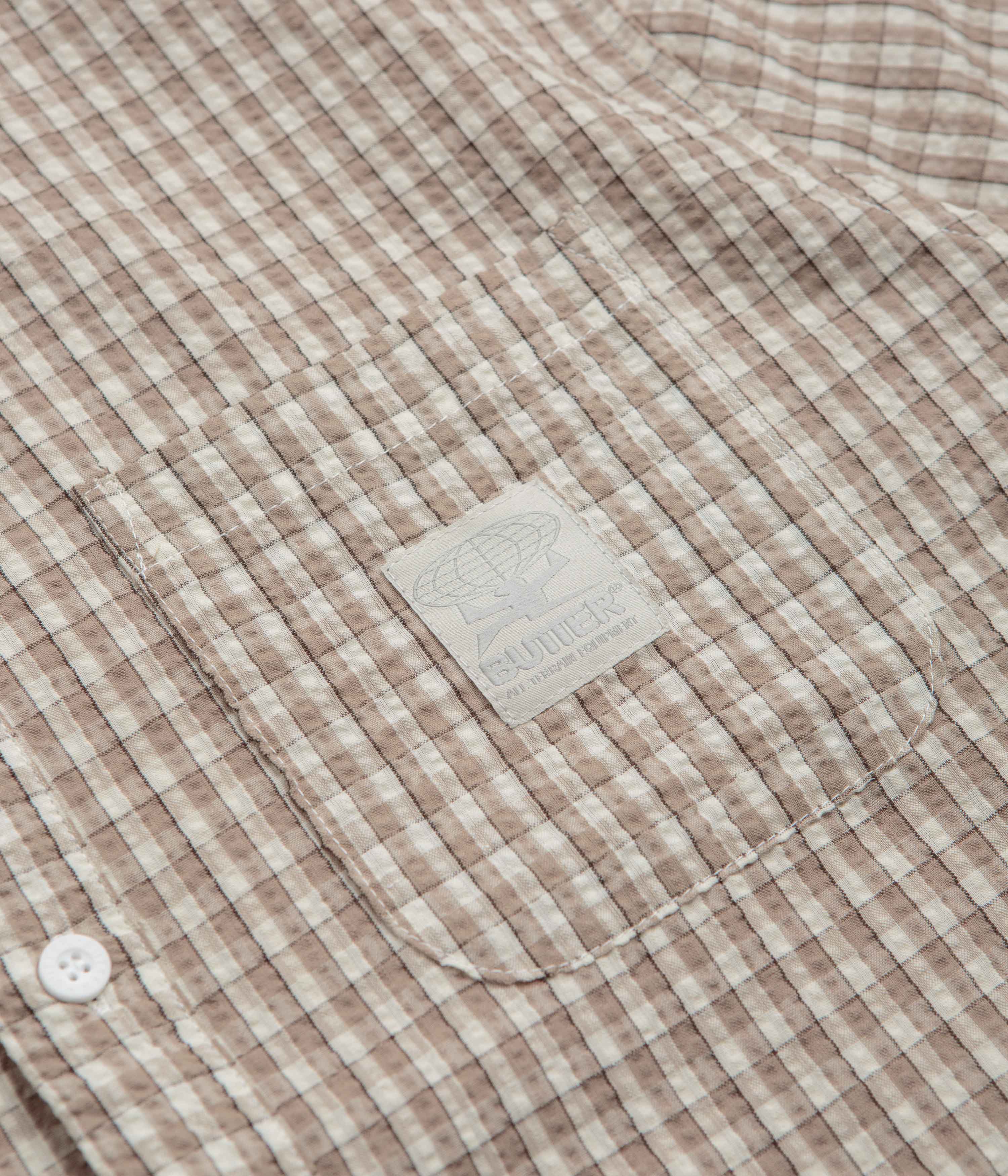 Butter Goods Equipment Short Sleeve Shirt - Taupe - Image 2