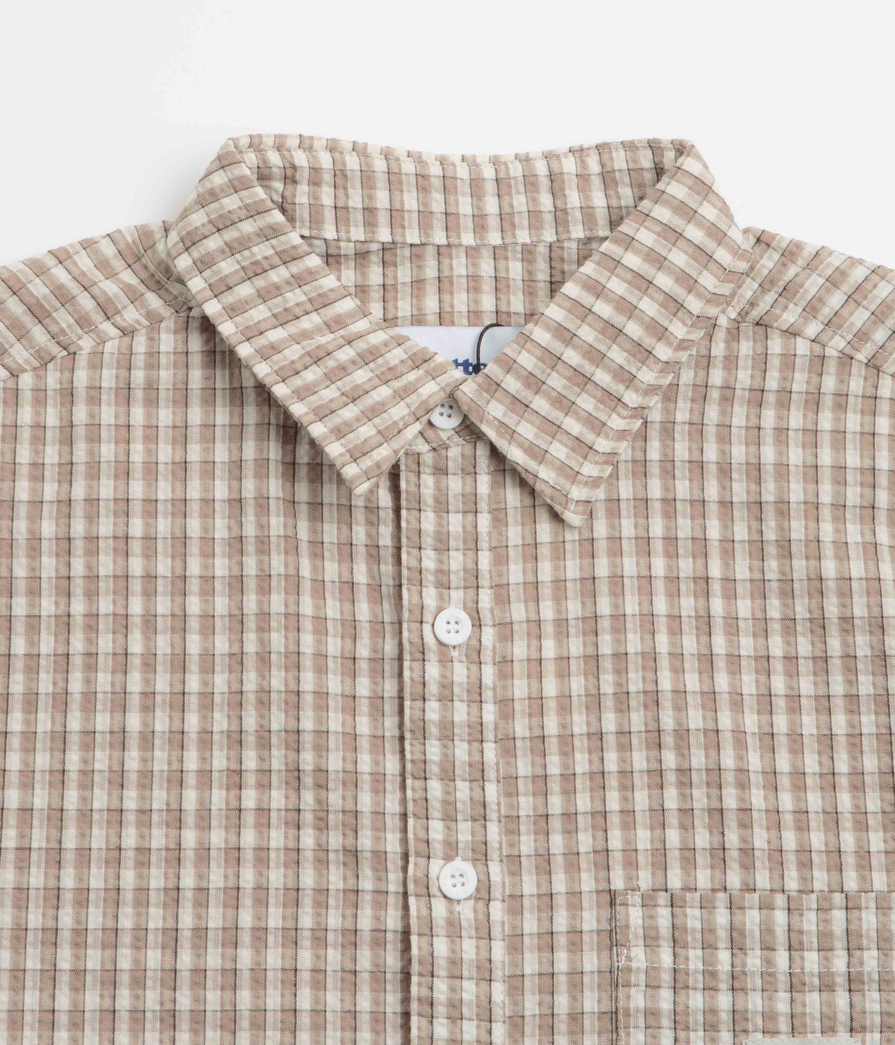 Butter Goods Equipment Short Sleeve Shirt - Taupe - Image 3