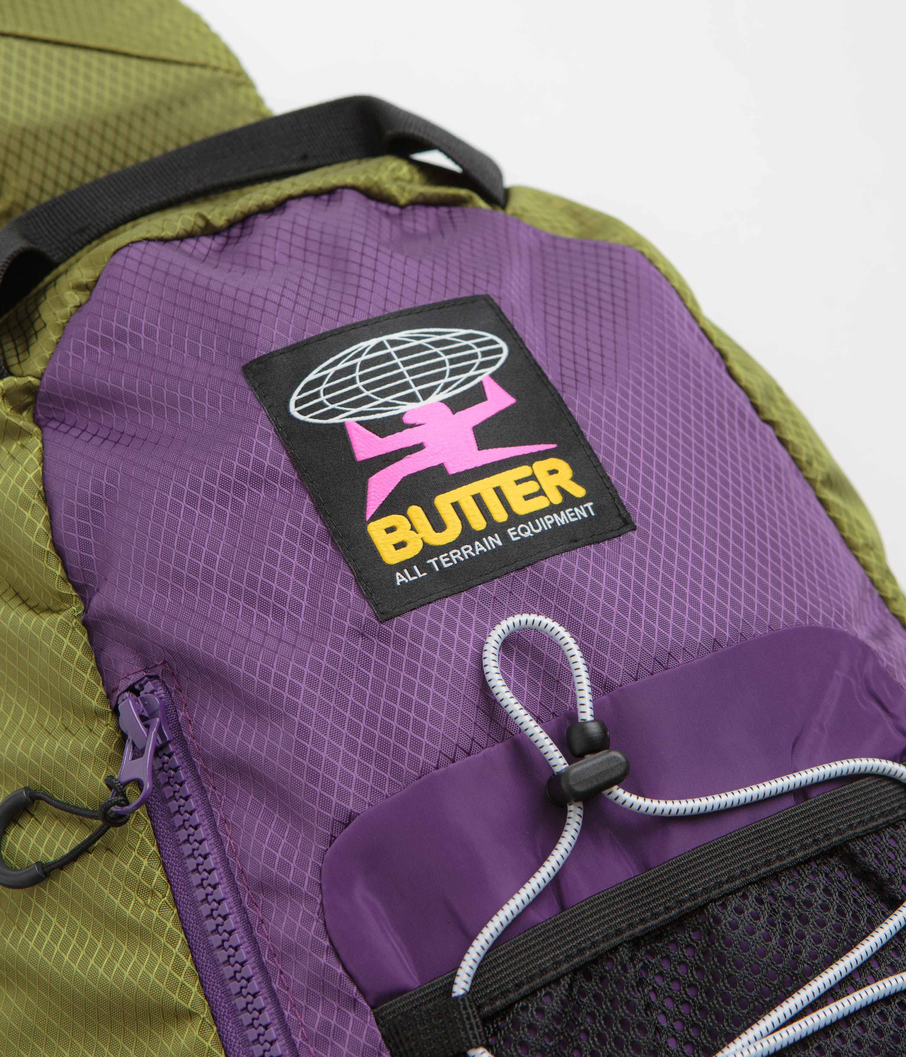 Butter Goods Express Shoulder Bag - Grass / Purple - Image 2