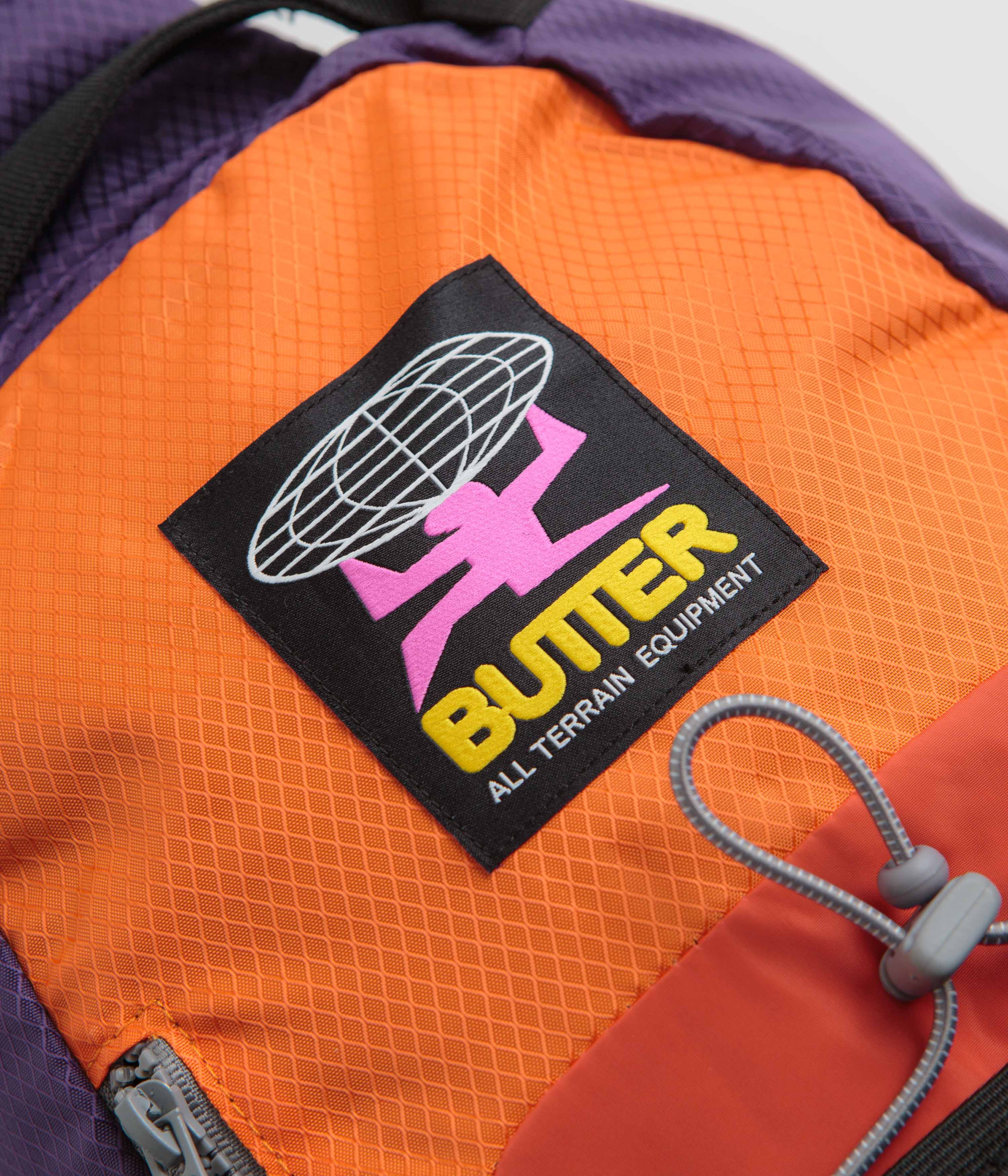 Butter Goods Express Shoulder Bag - Orange / Navy - Image 2