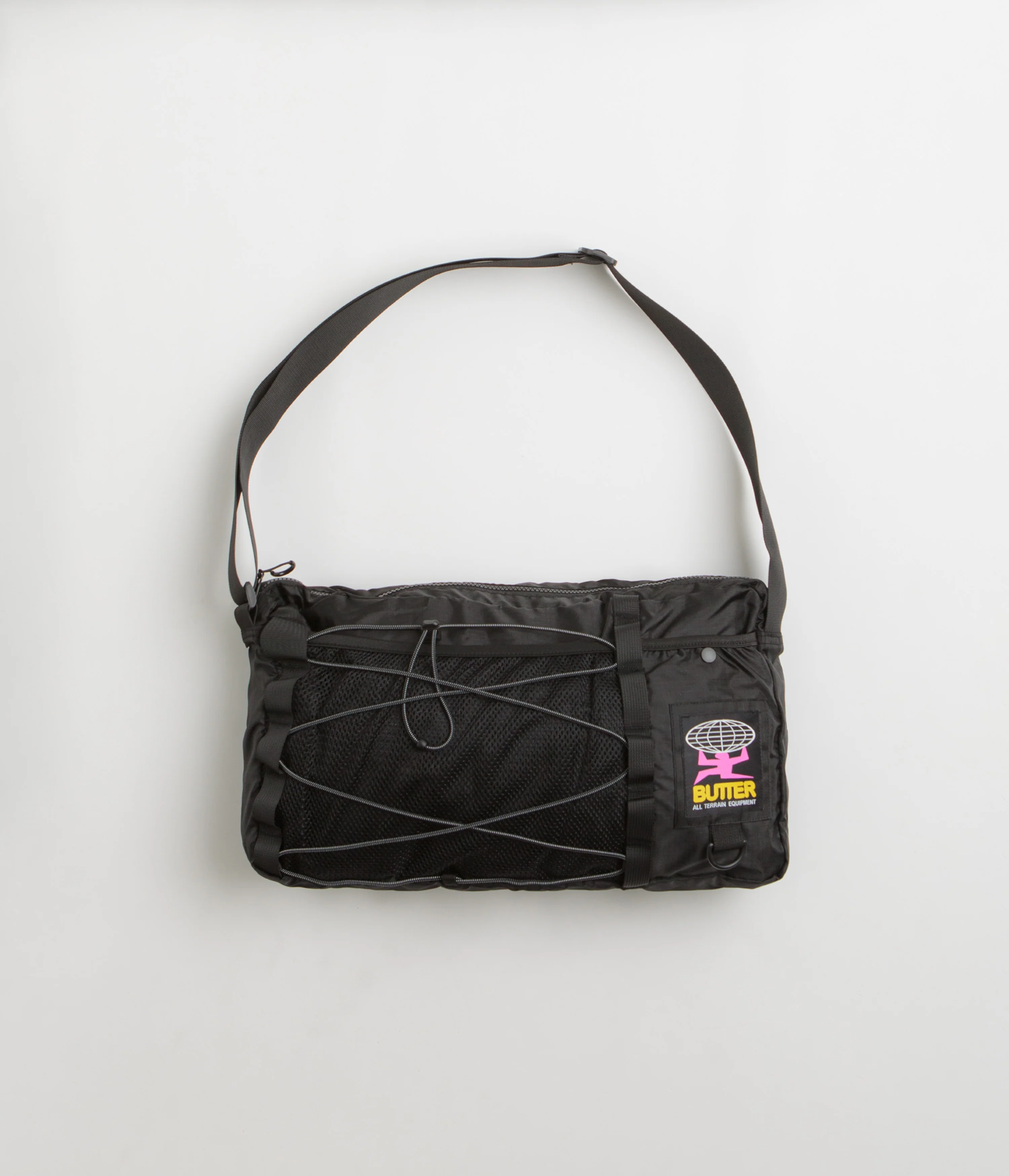 Butter Goods Express Side Bag - Black / Black