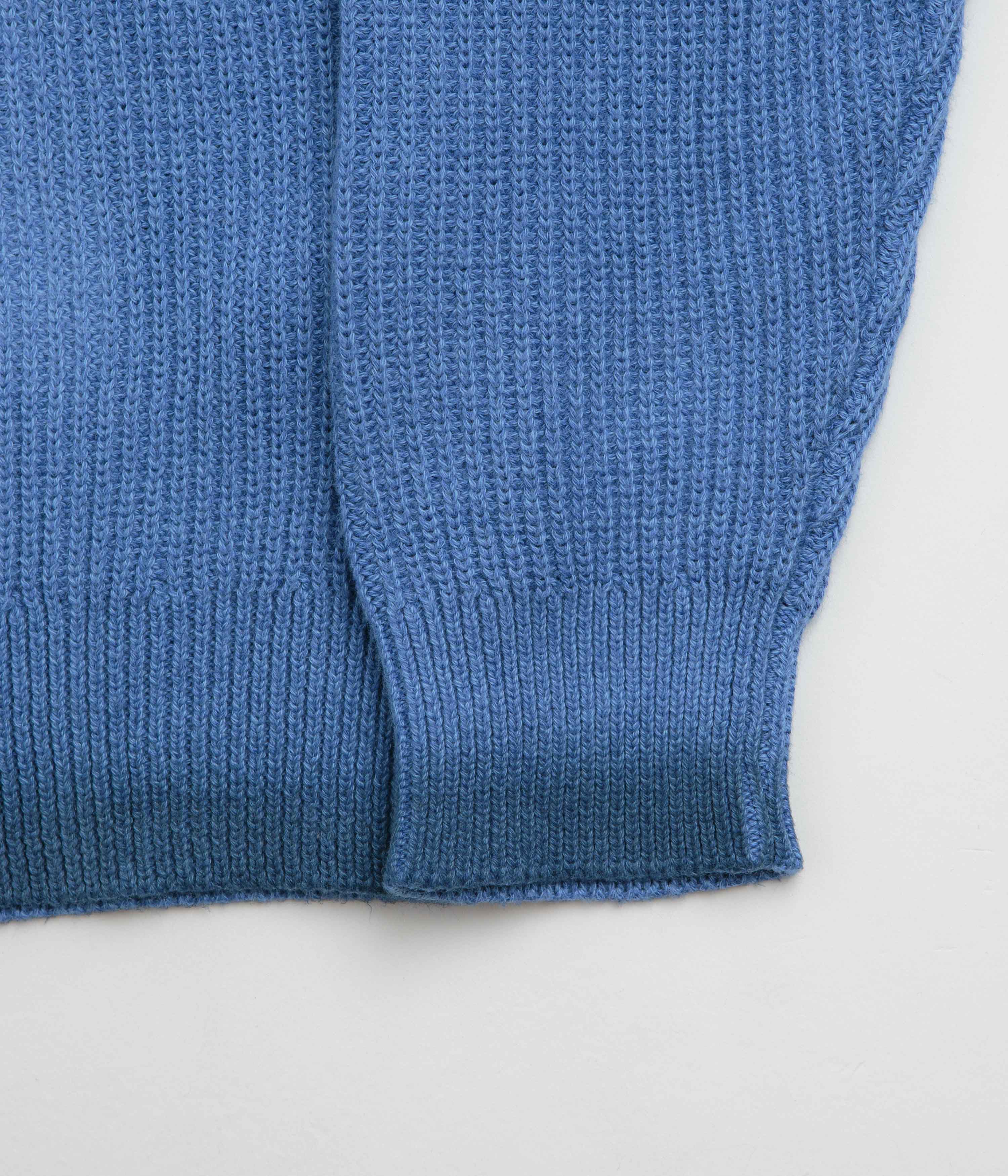 Butter Goods Fade Knit Crewneck Sweatshirt - Ocean - Image 2