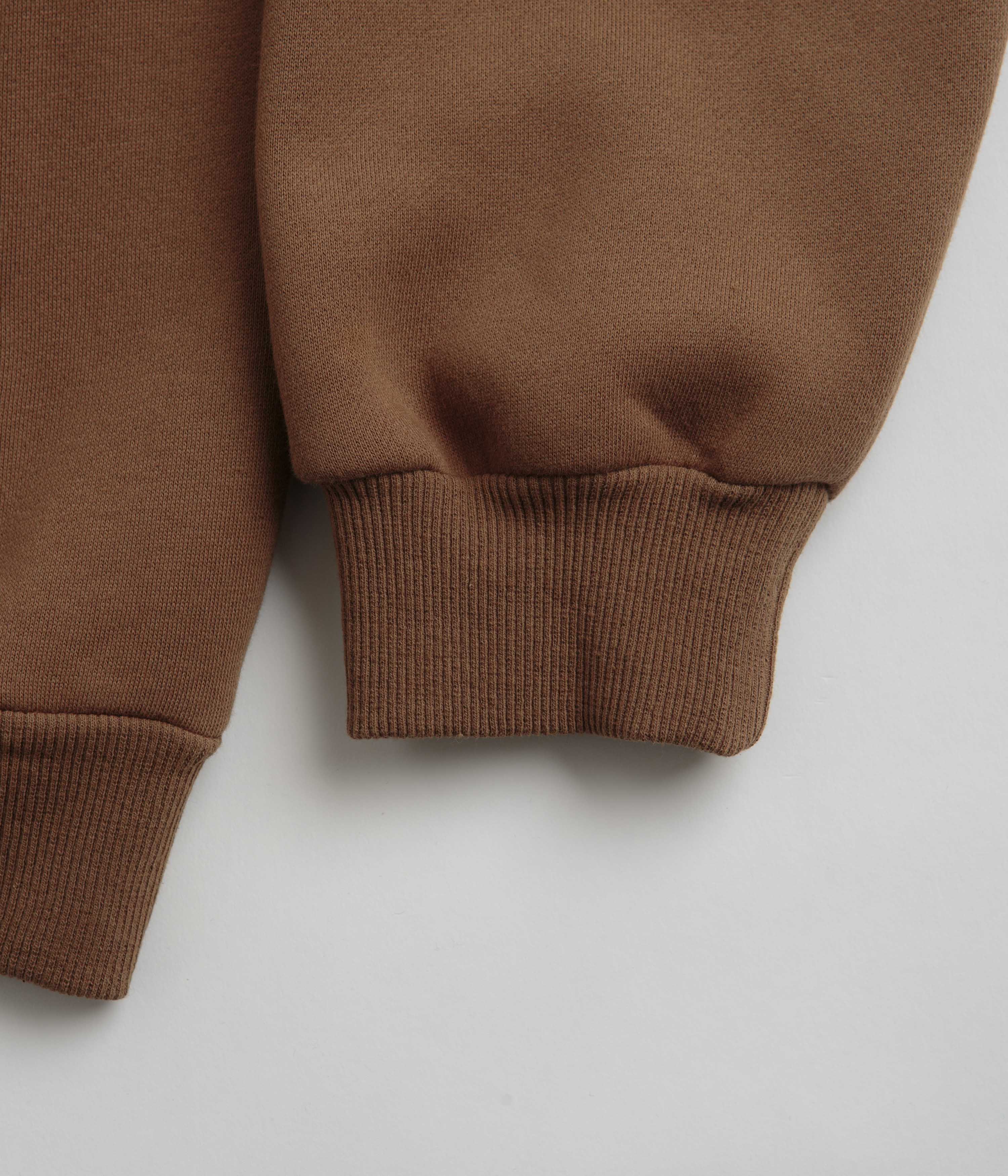 Butter Goods Felt Logo Applique Hoodie - Brown - Image 4