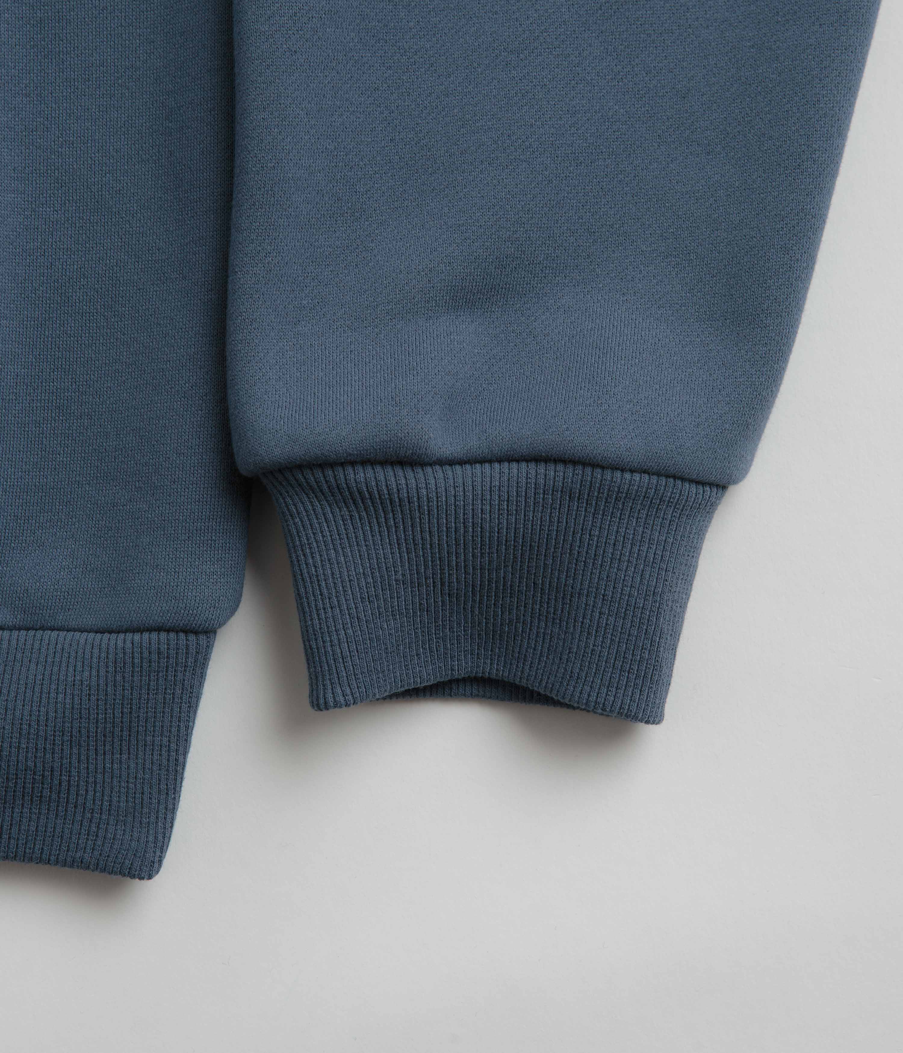 Butter Goods Felt Logo Applique Hoodie - Denim - Image 4