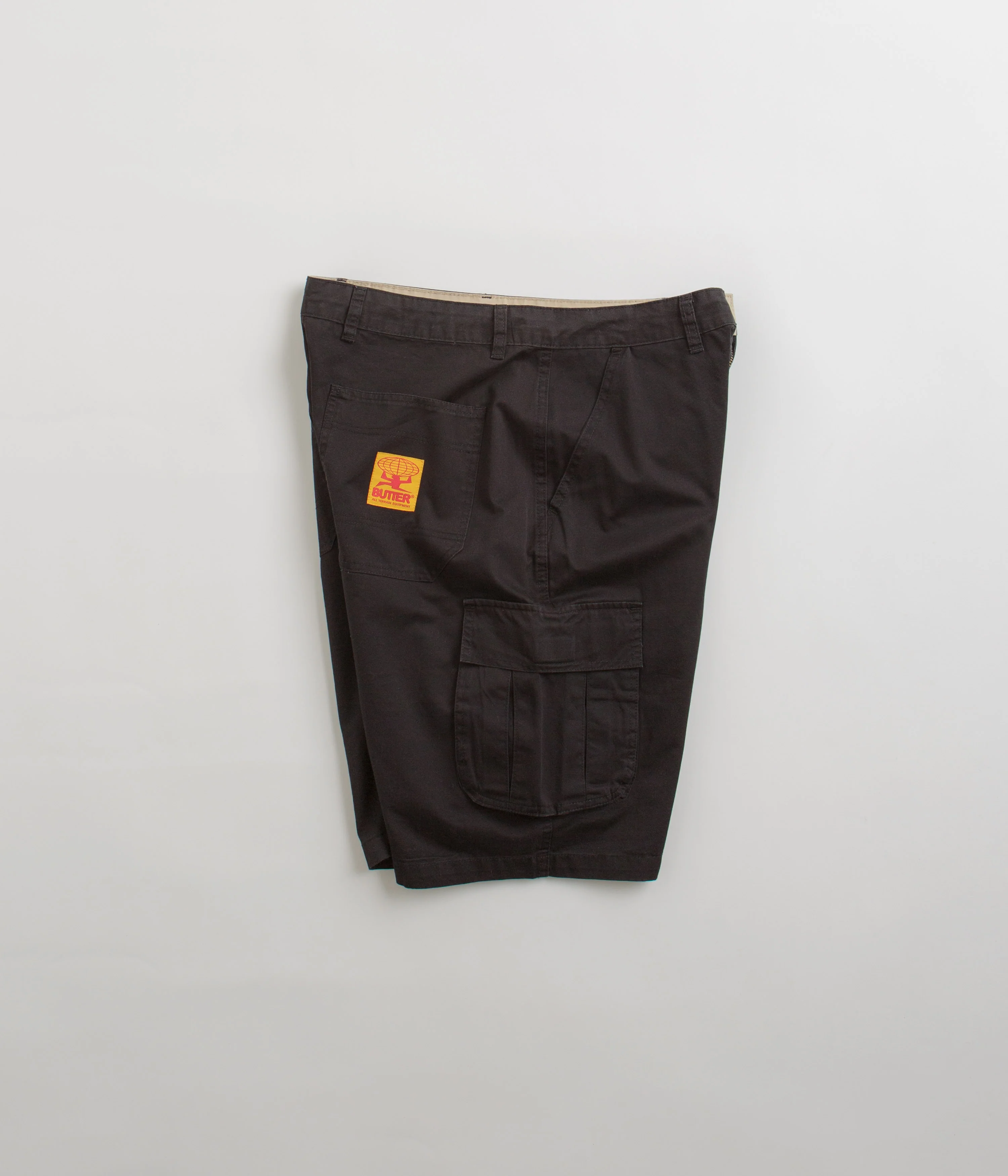 Butter Goods Field Cargo Shorts - Black - Image 2