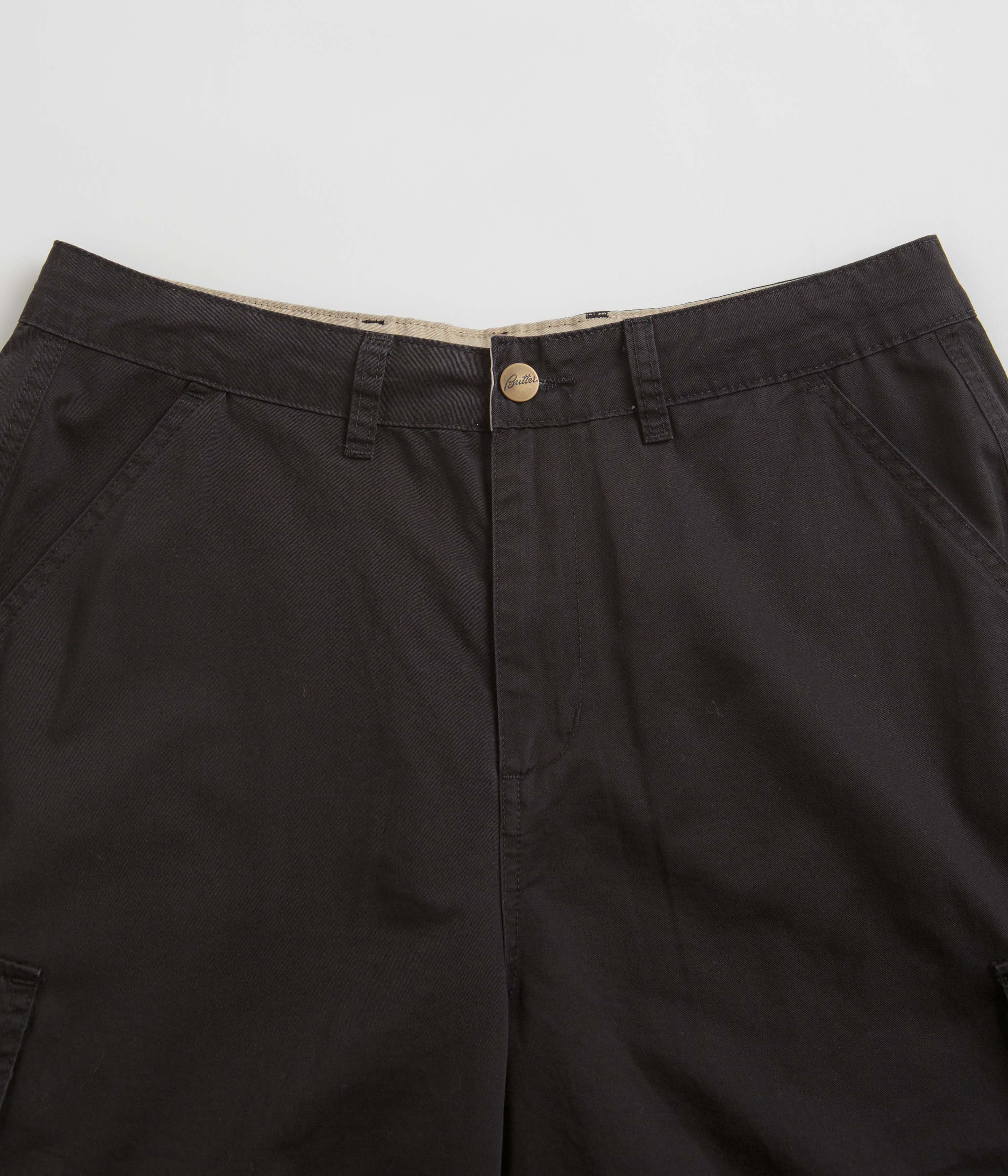 Butter Goods Field Cargo Shorts - Black - Image 4