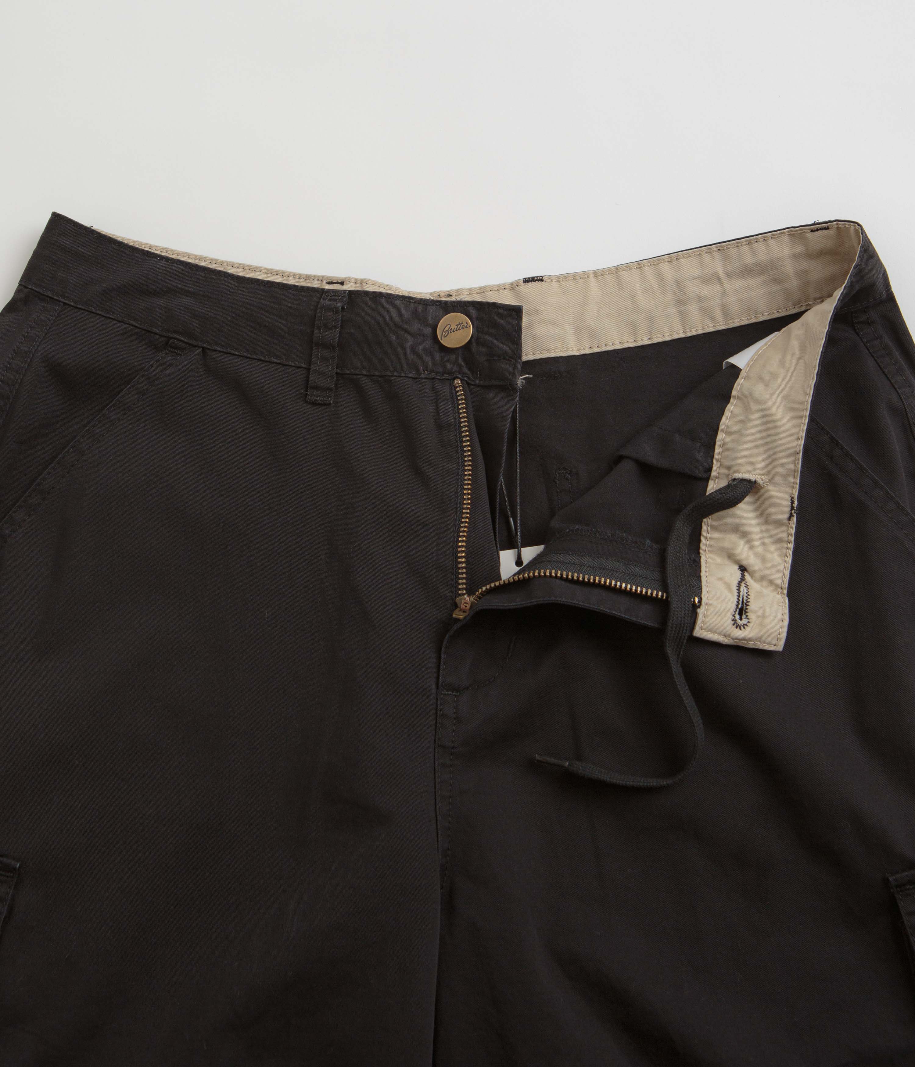 Butter Goods Field Cargo Shorts - Black - Image 5