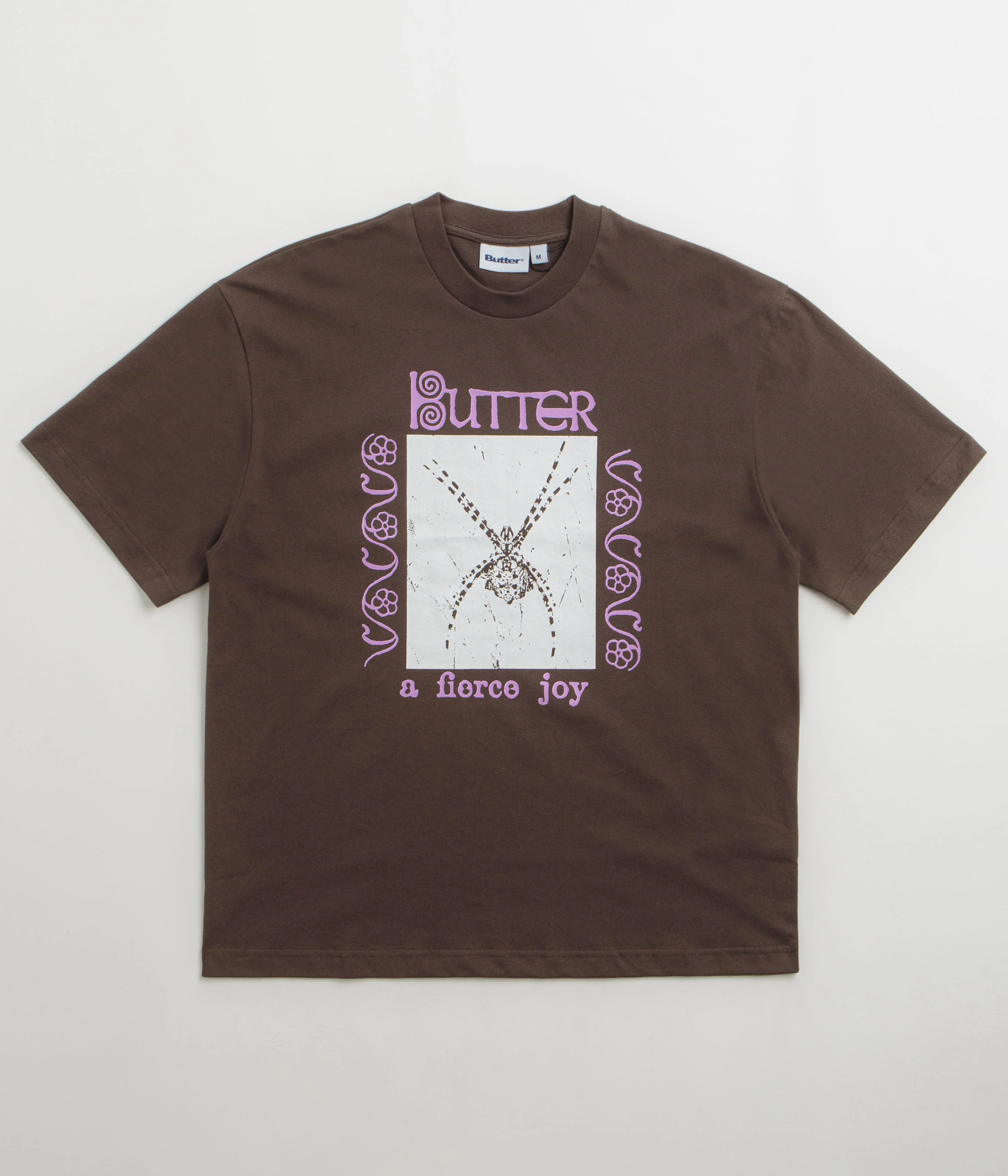 Butter Goods Fierce Joy T-Shirt - Chocolate