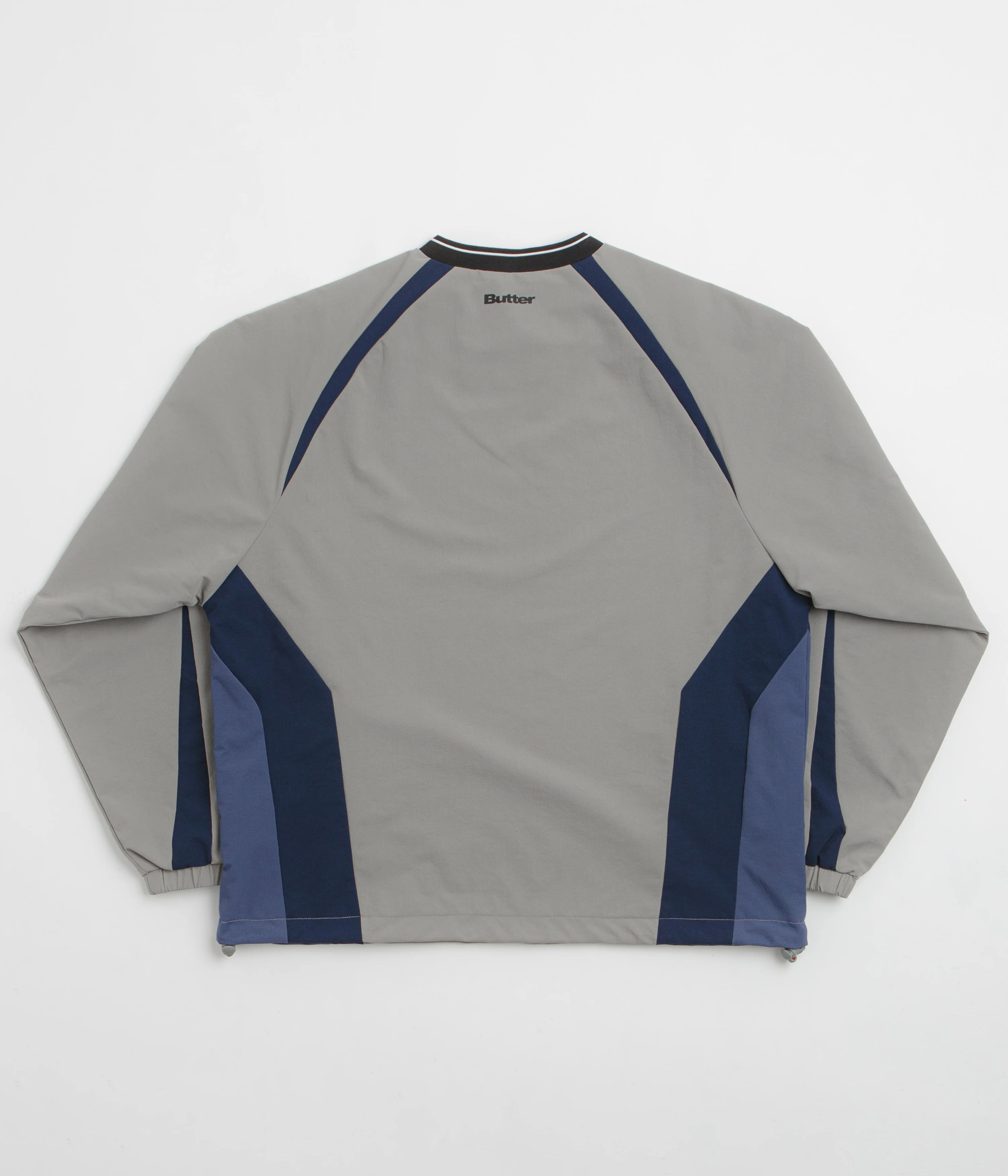 Butter Goods Finta Warmup Pullover Jacket - Grey - Image 2