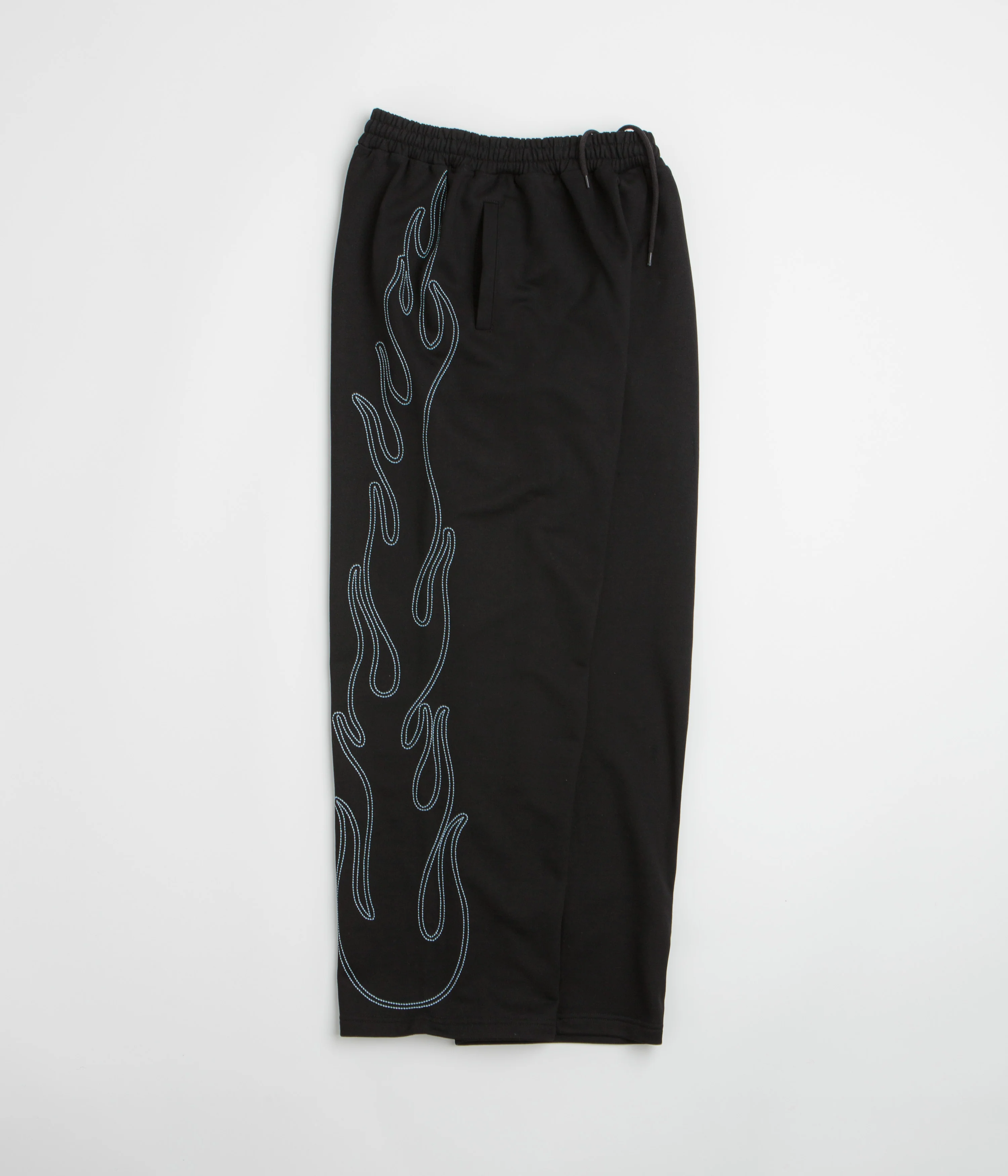 Butter Goods Flame Fleece Pants - Black - Image 2