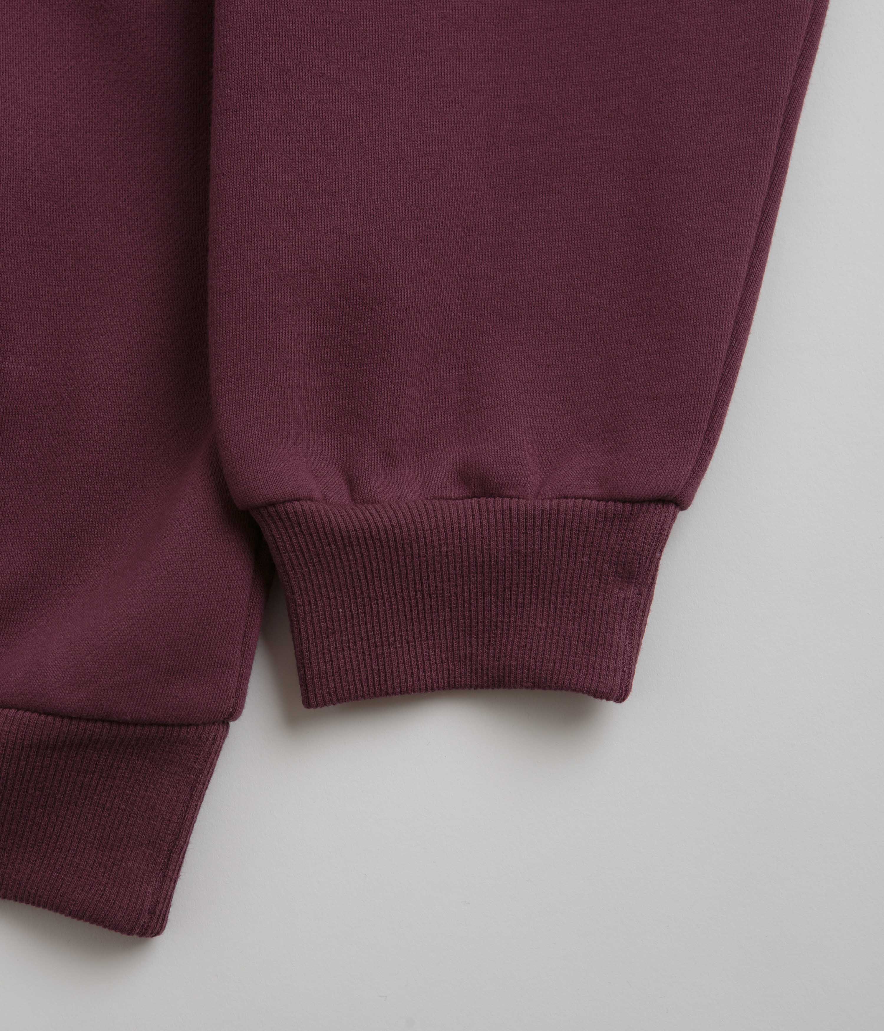 Butter Goods Floral Embroidered Hoodie - Wine - Image 4
