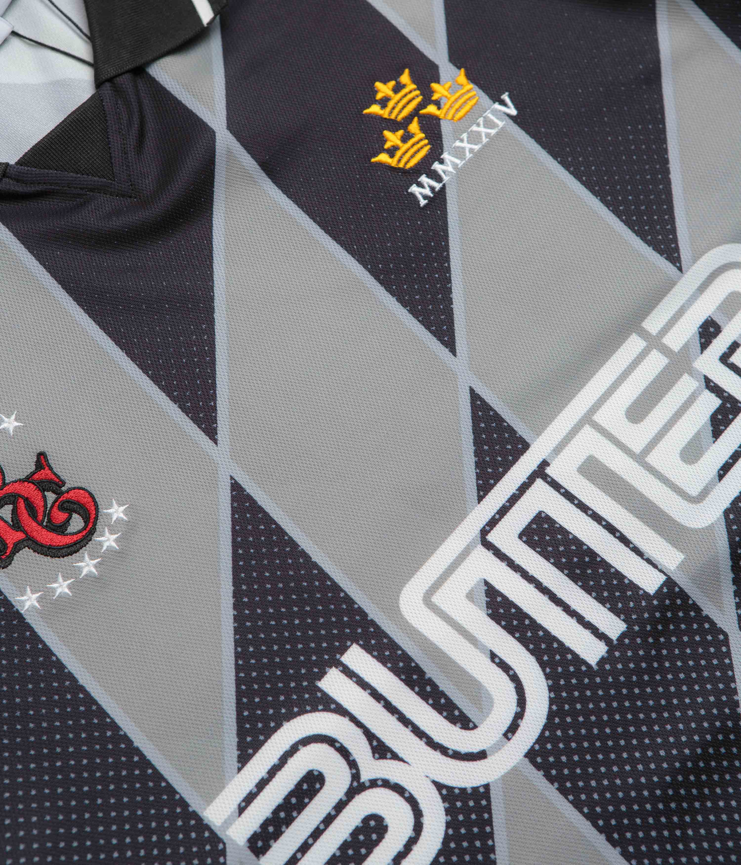 Butter Goods Football Jersey - Grey / Black - Image 3