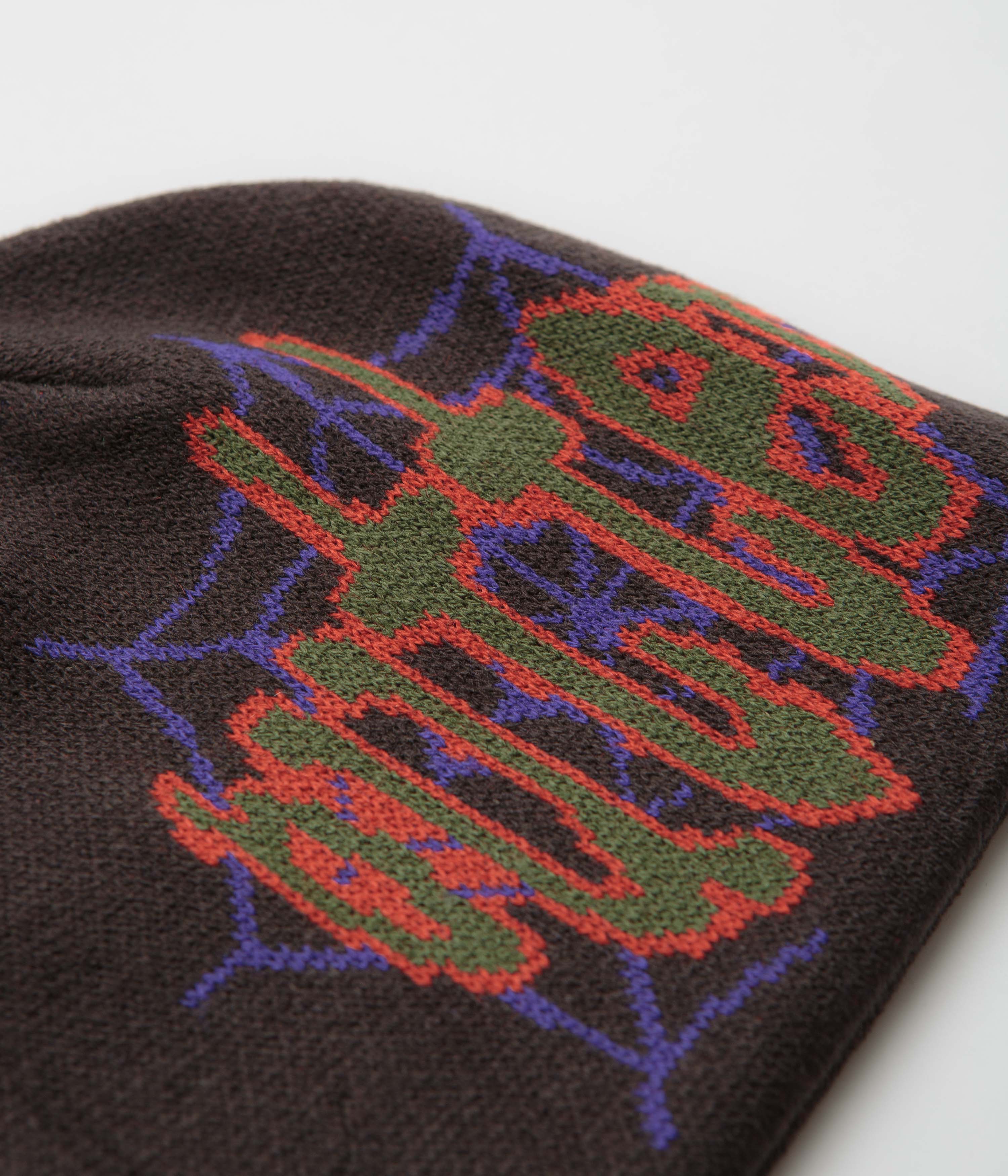Butter Goods Frenzy Skully Beanie - Ink - Image 2