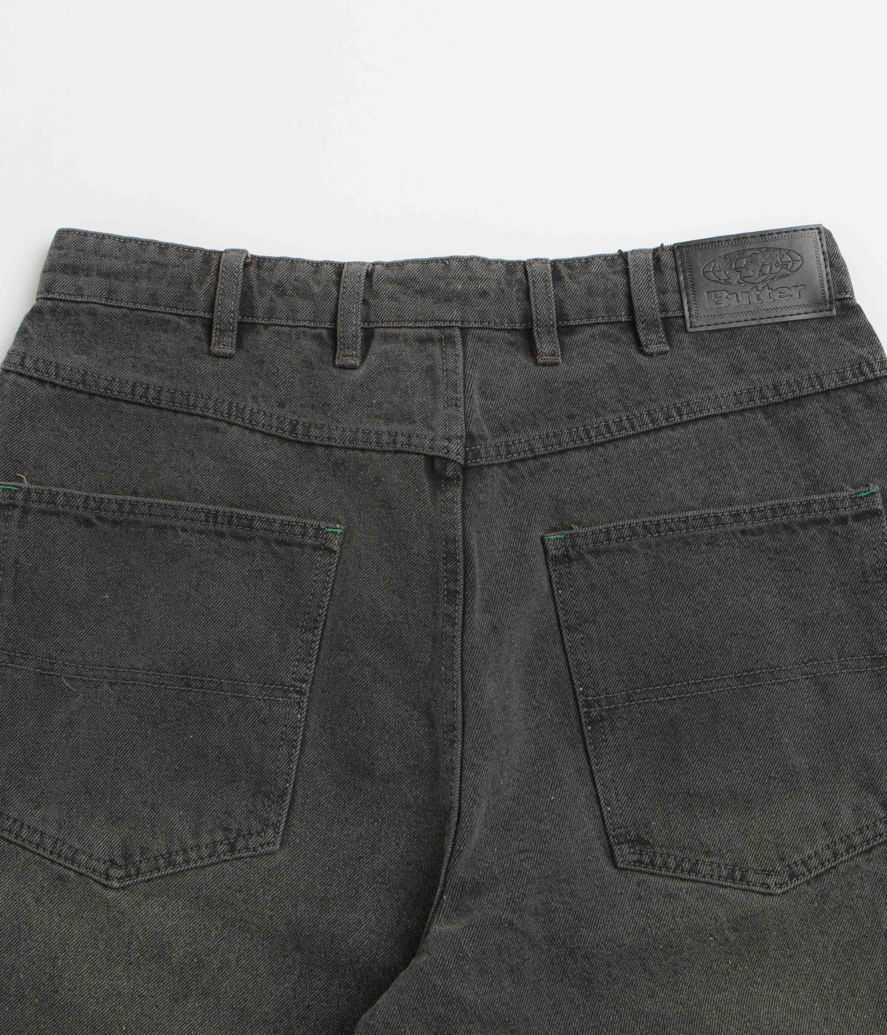 Butter Goods Garage Jeans - Faded Black - Image 7