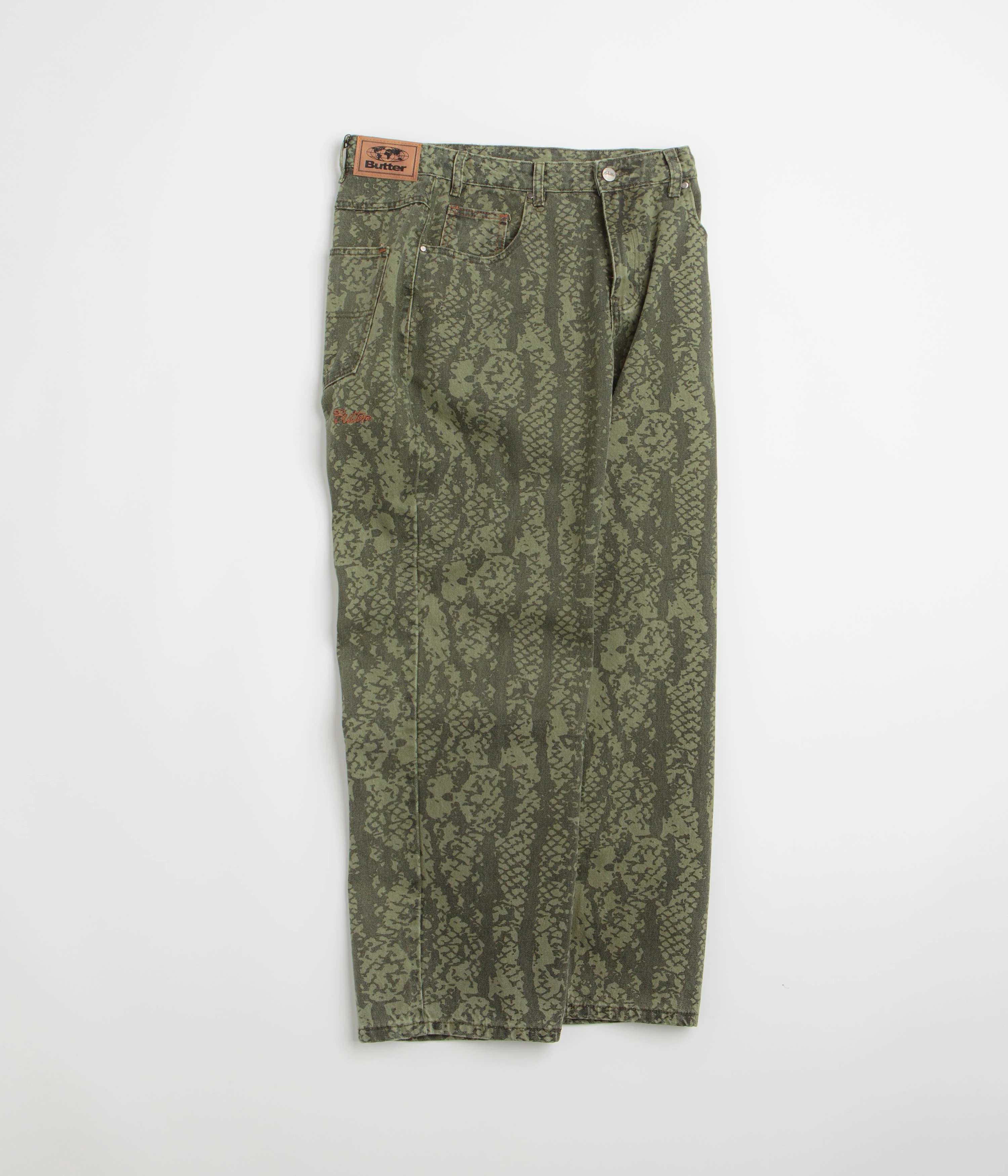Butter Goods Garage Jeans - Lowland Camo - Image 2