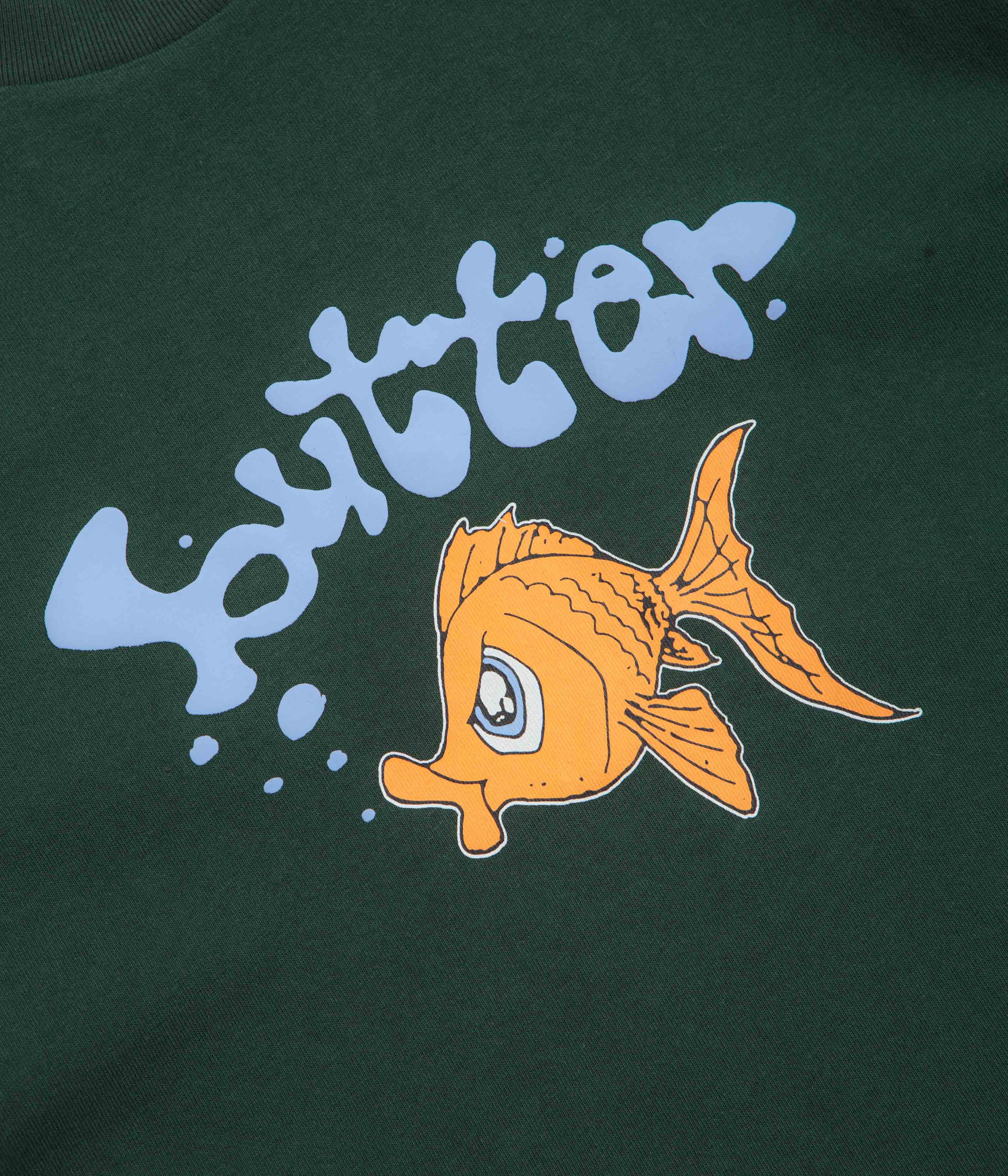 Butter Goods Goldfish T-Shirt - Dark Forest - Image 2