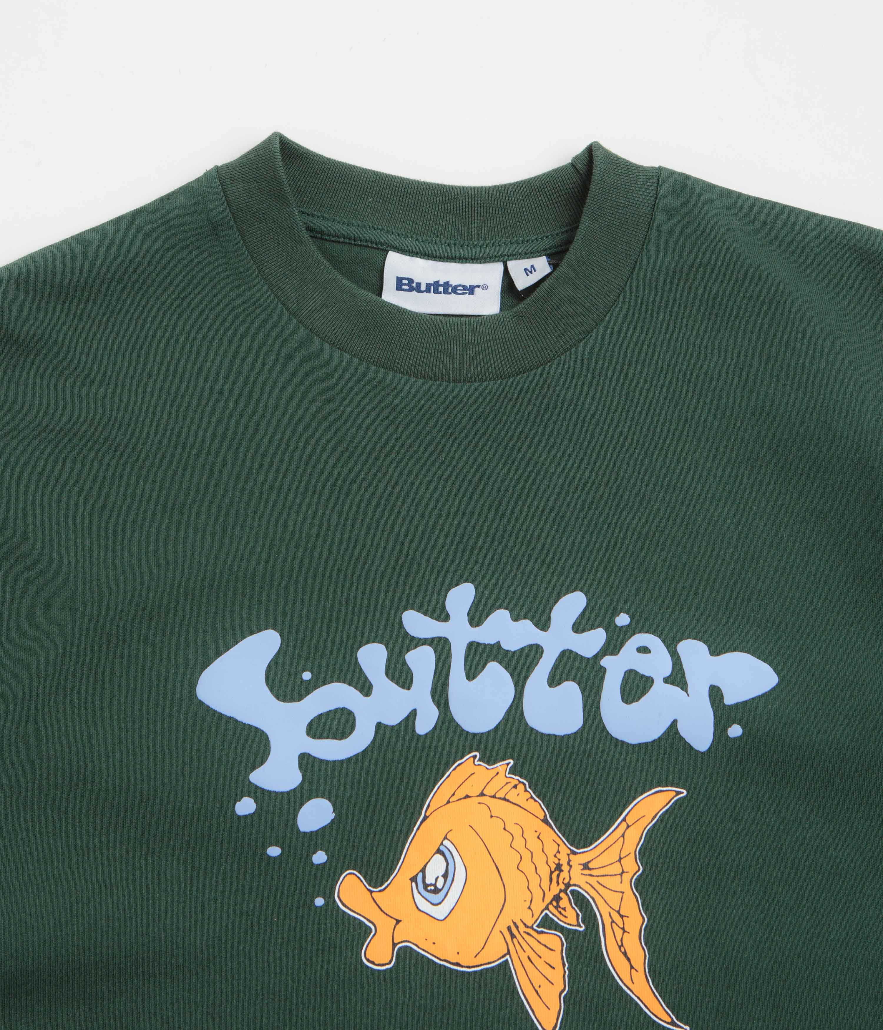 Butter Goods Goldfish T-Shirt - Dark Forest - Image 3