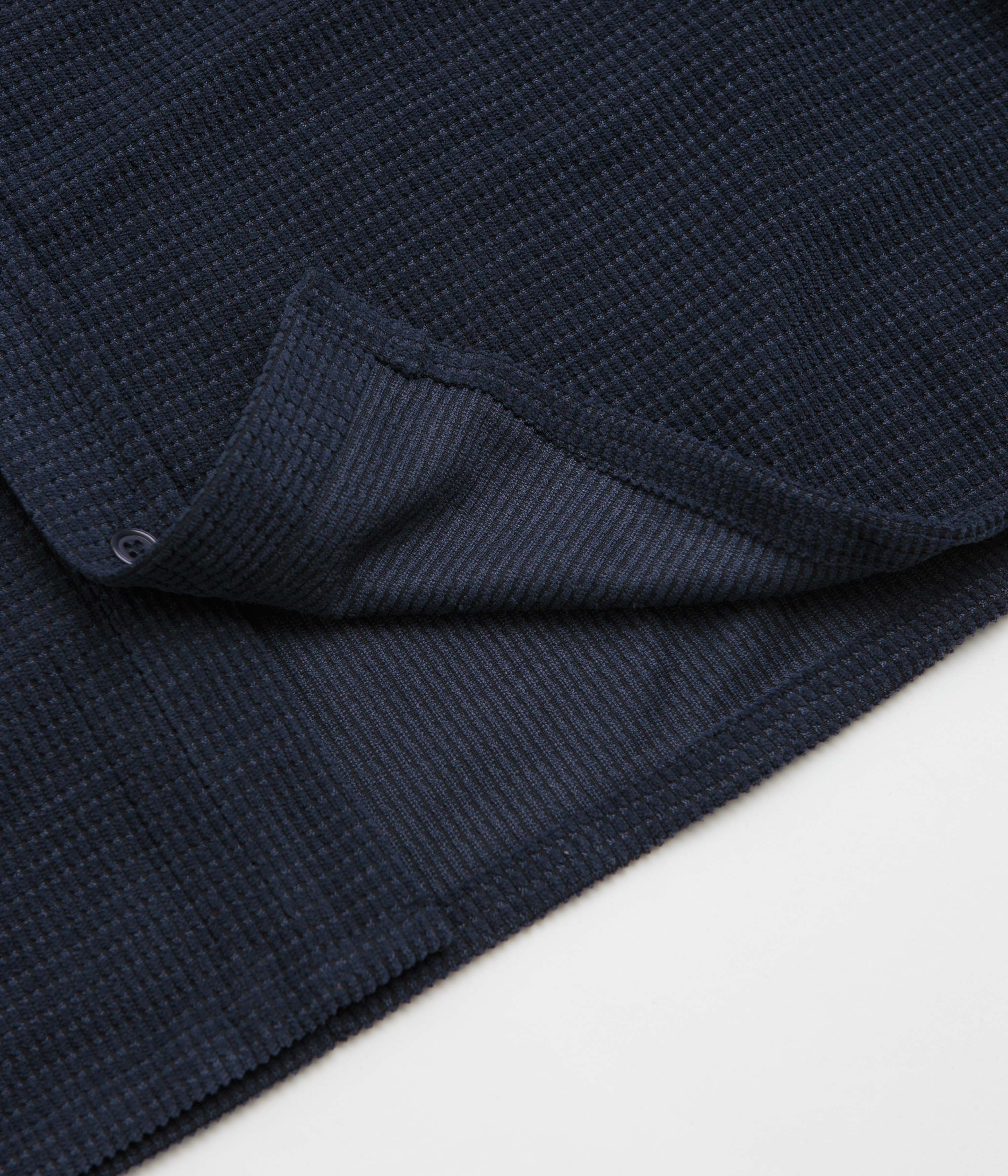 Butter Goods Grid Corduroy Overshirt - Navy - Image 4