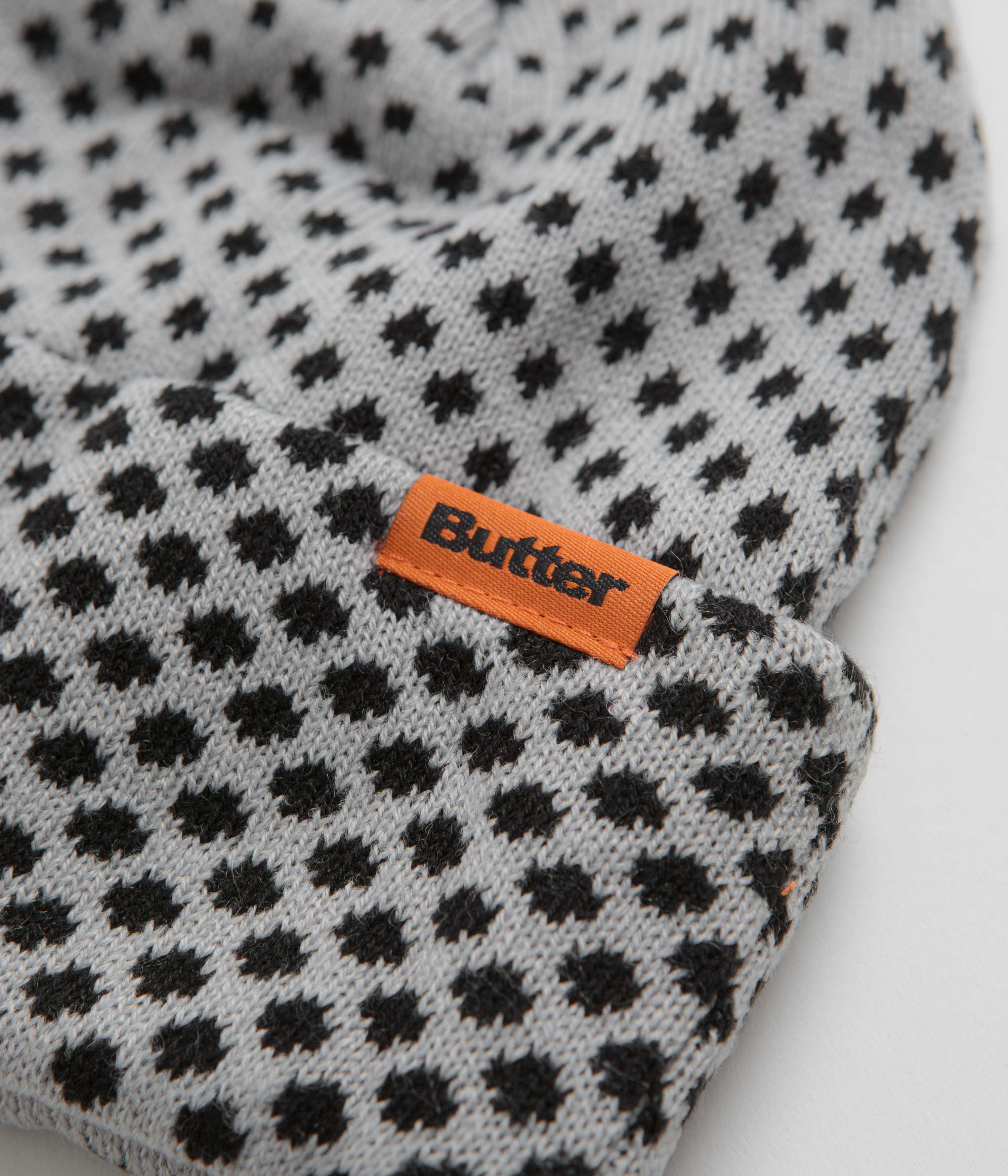 Butter Goods Halftone Cuff Beanie - Grey - Image 2