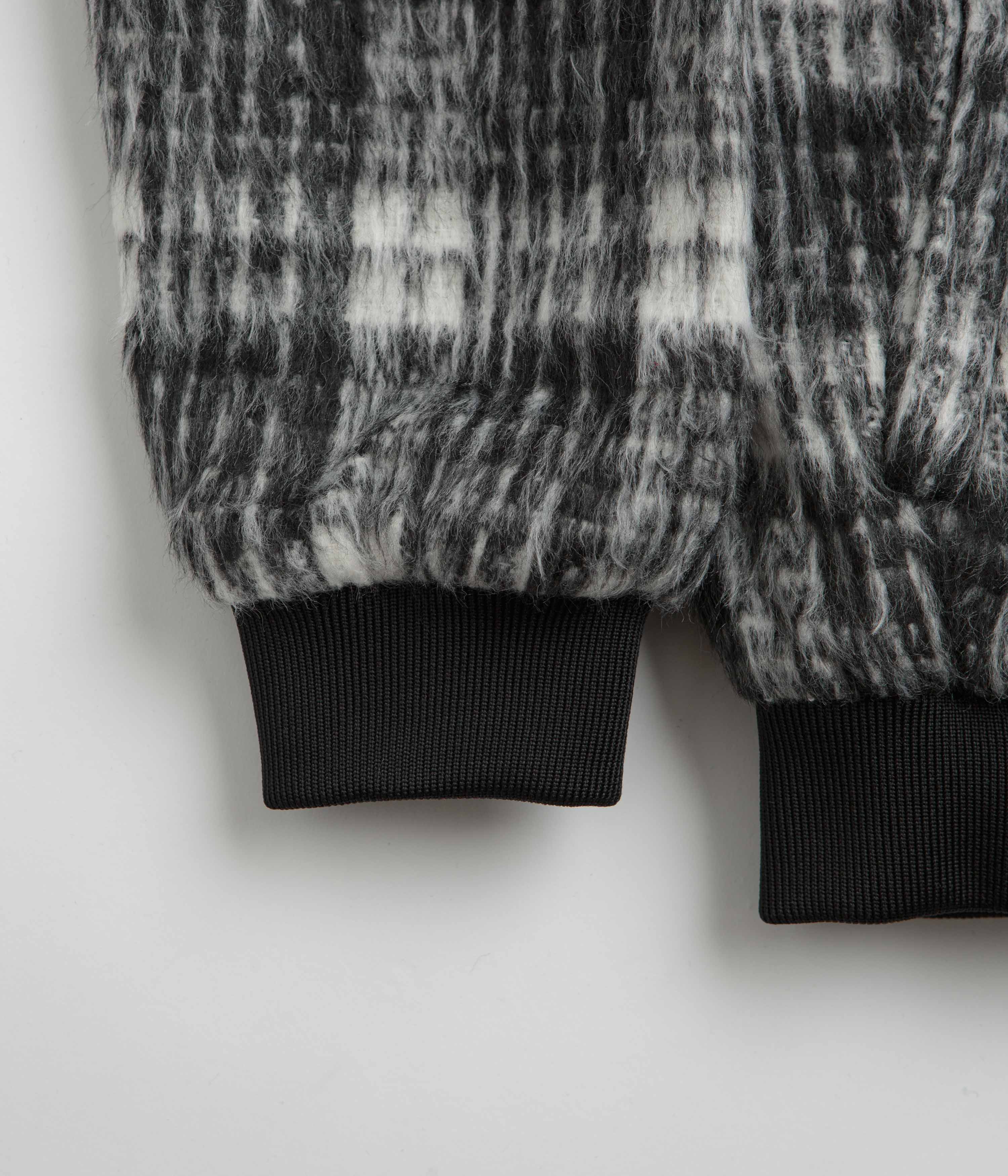 Butter Goods Heavy Plaid Work Jacket - Black / White - Image 3