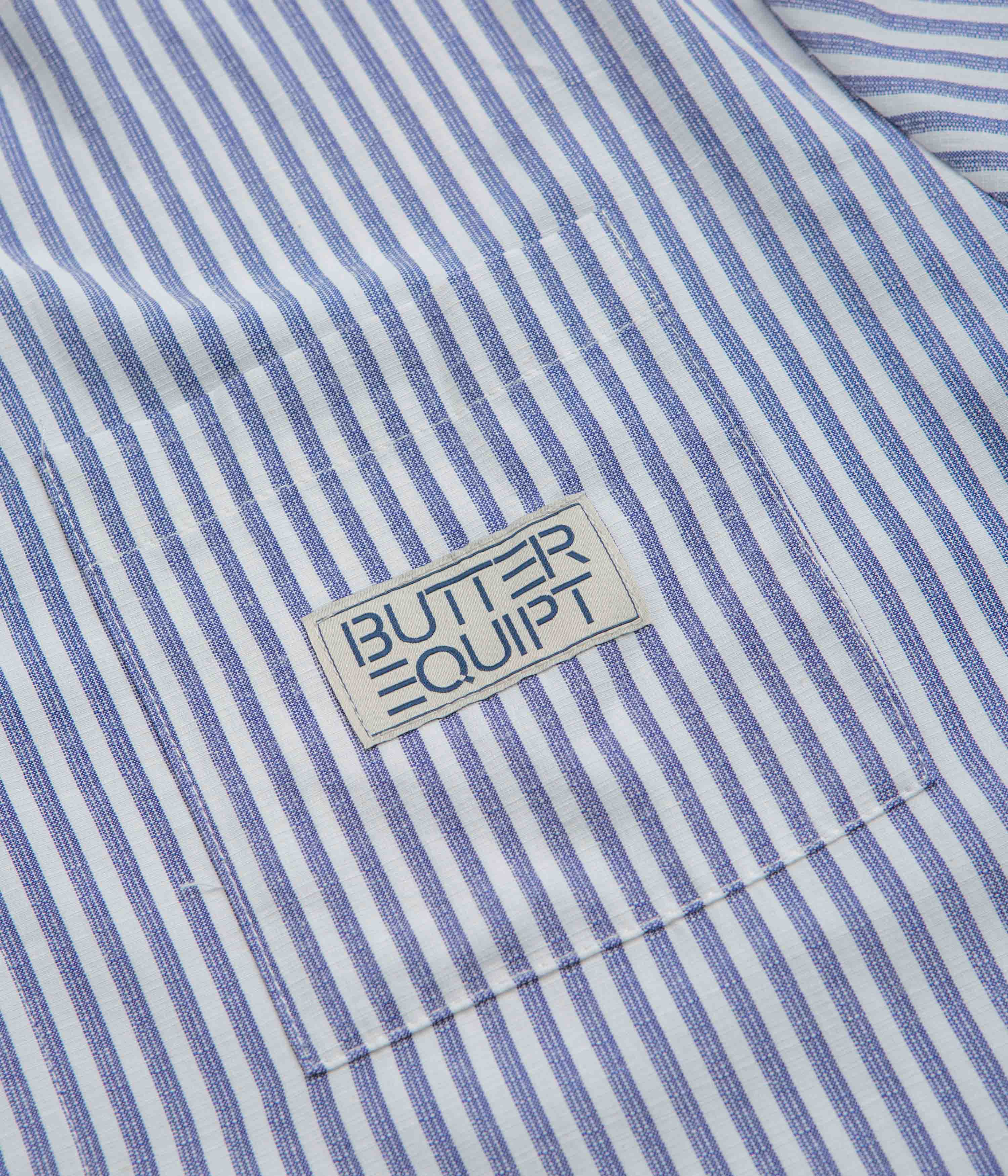 Butter Goods Hickory Short Sleeve Shirt - Blue Stripe - Image 4