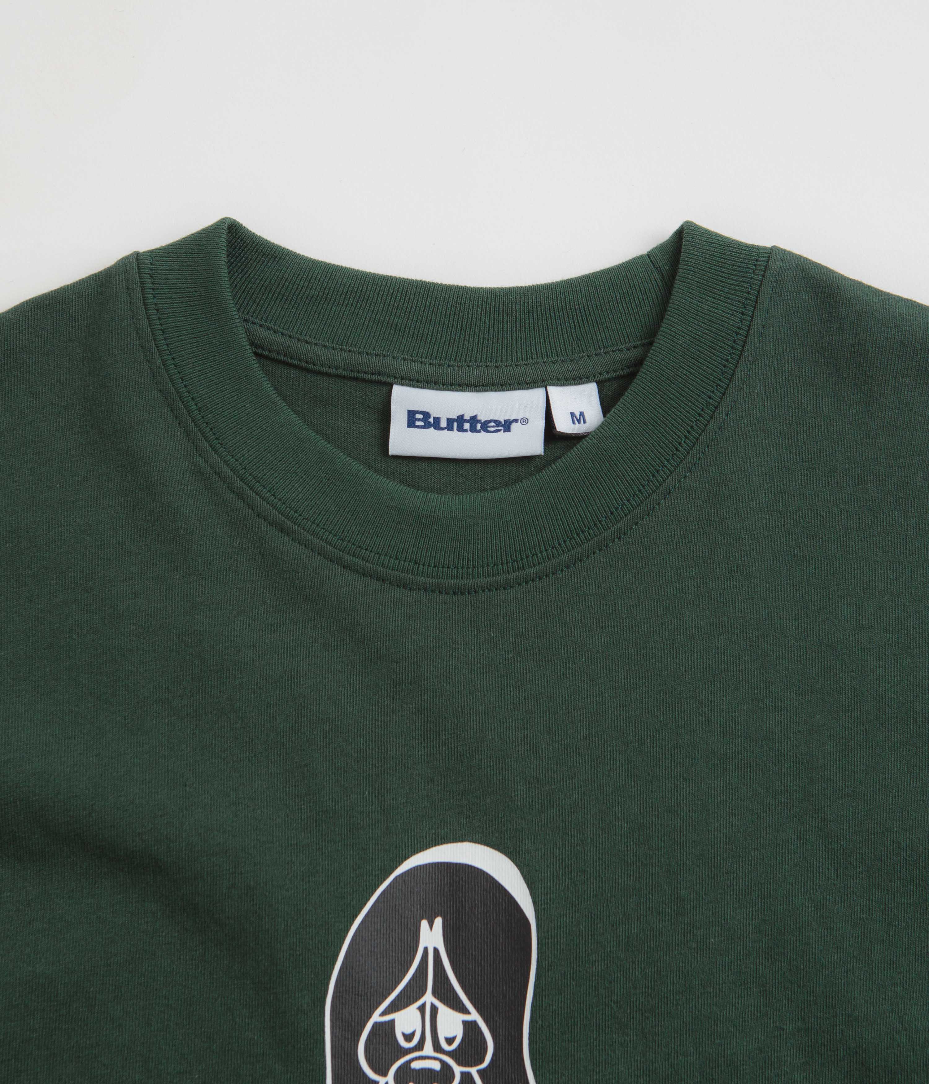 Butter Goods Hound T-Shirt - Dark Forest - Image 2