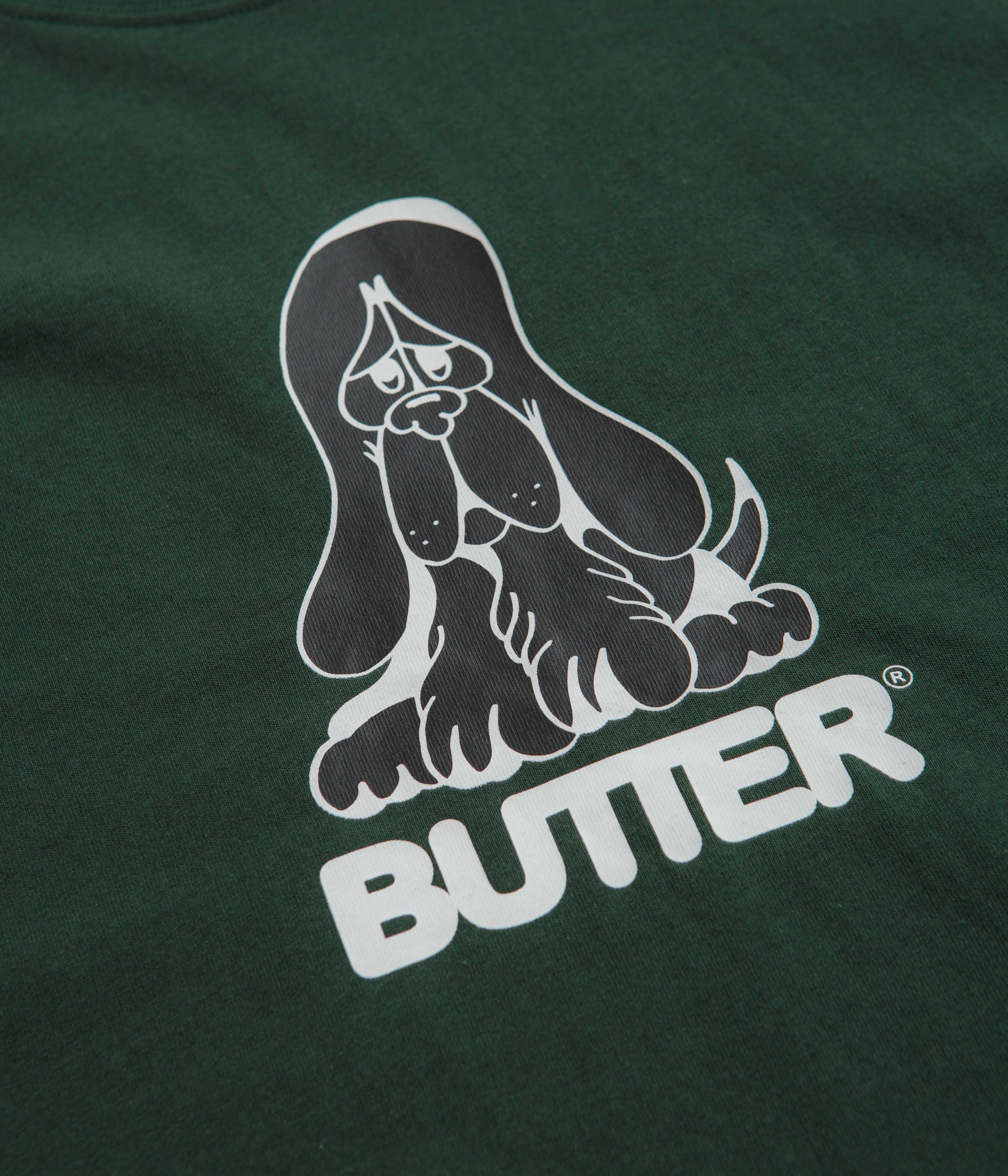 Butter Goods Hound T-Shirt - Dark Forest - Image 3