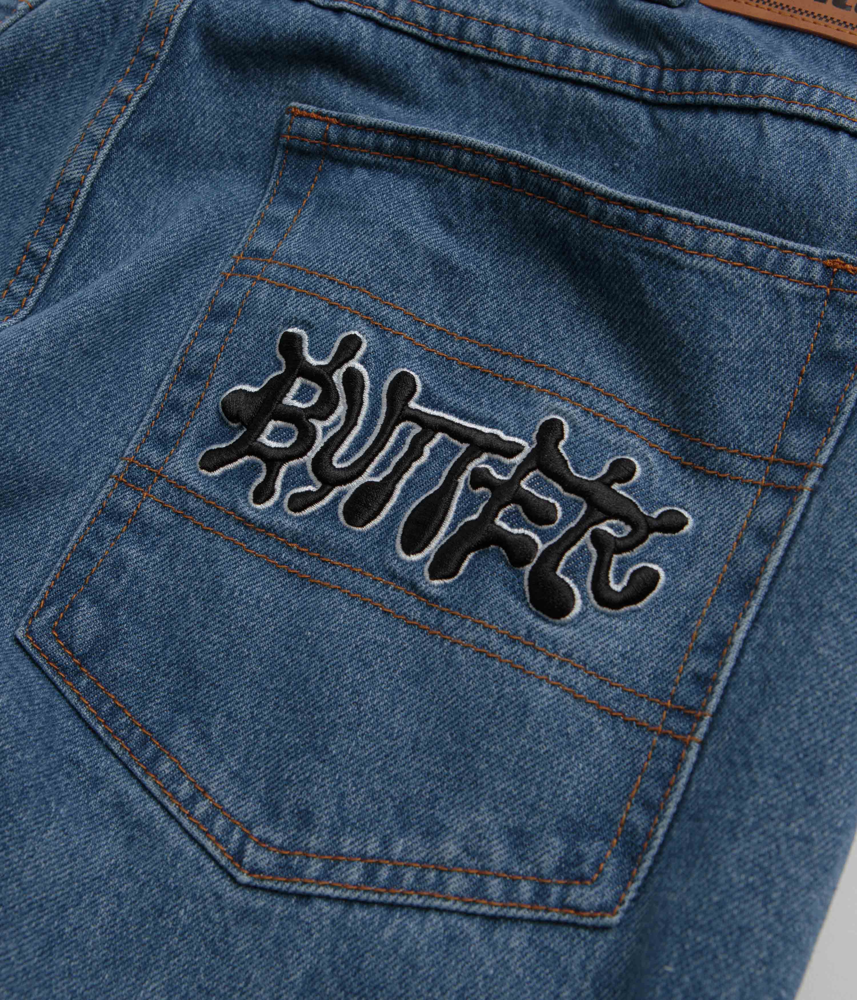 Butter Goods Ink Jeans - Worn Blue - Image 8