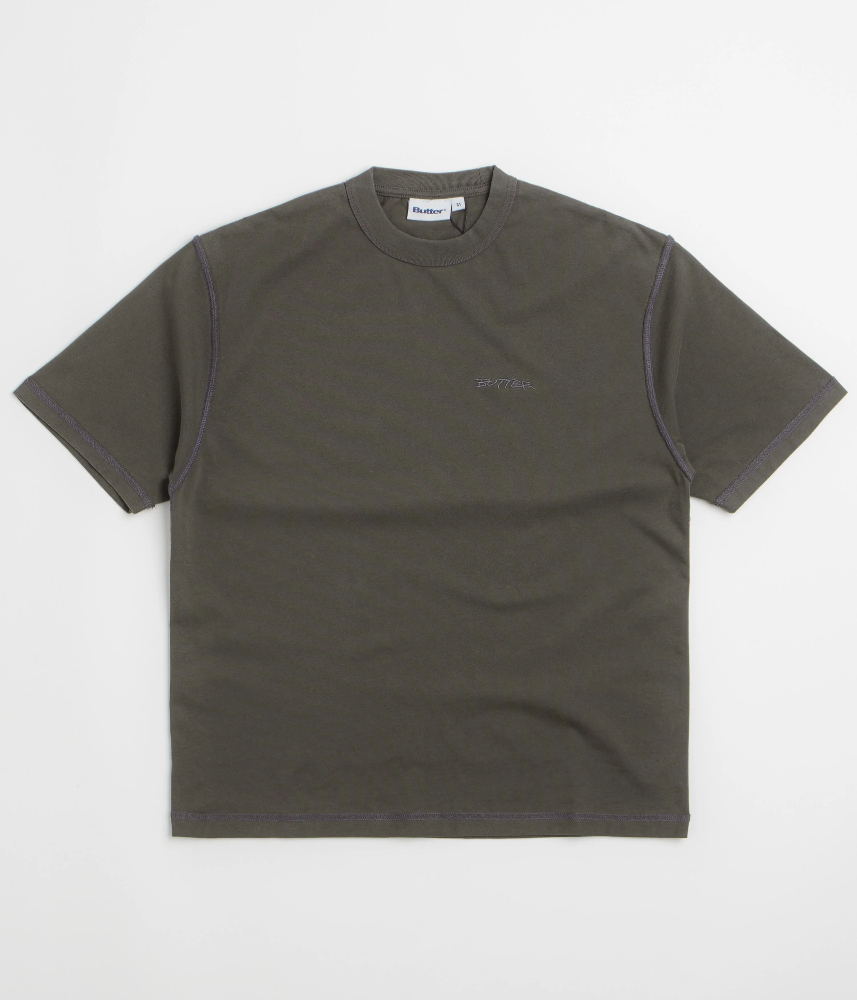 Butter Goods Inside Out T-Shirt - Washed Black