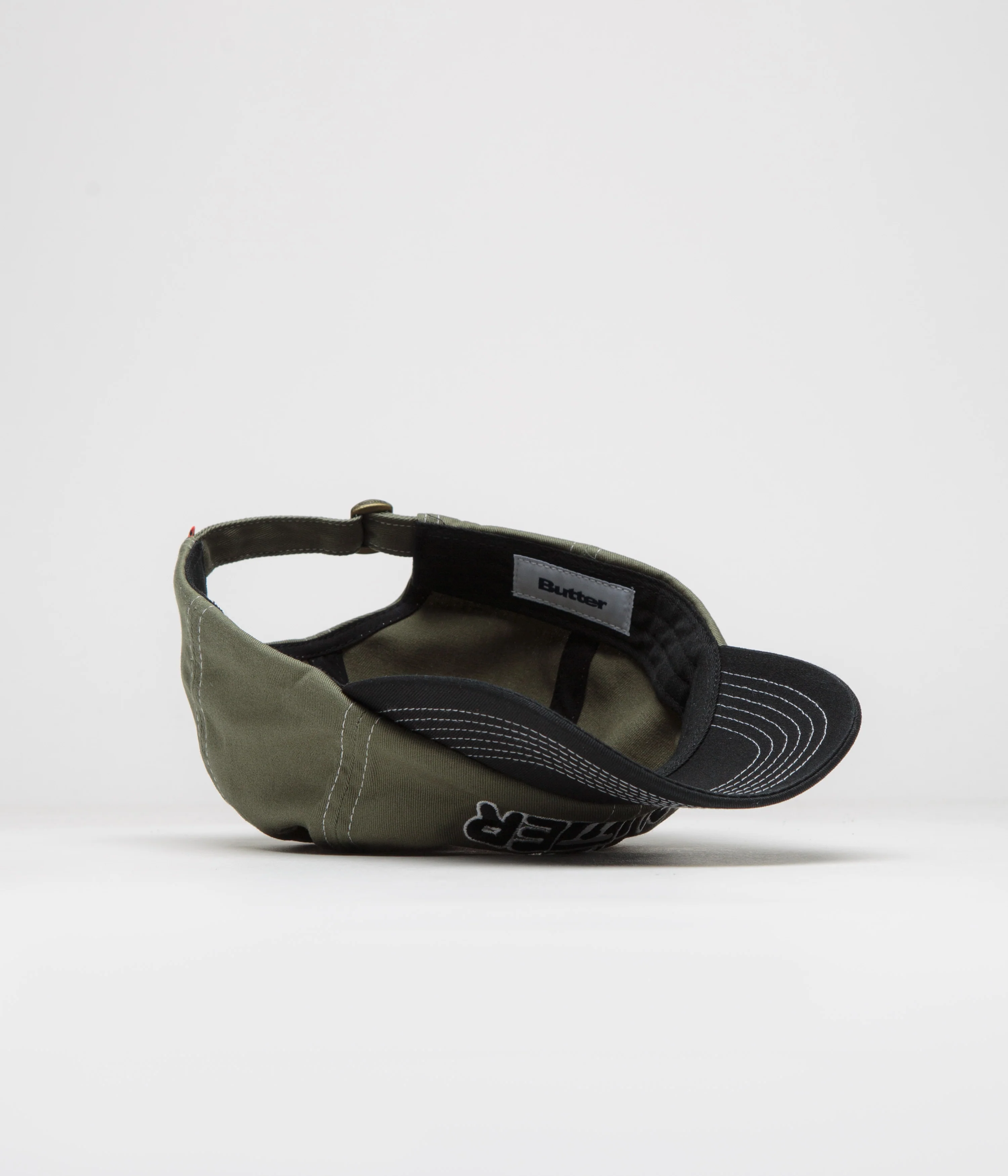 Butter Goods Lock Cap - Army / Black - Image 4