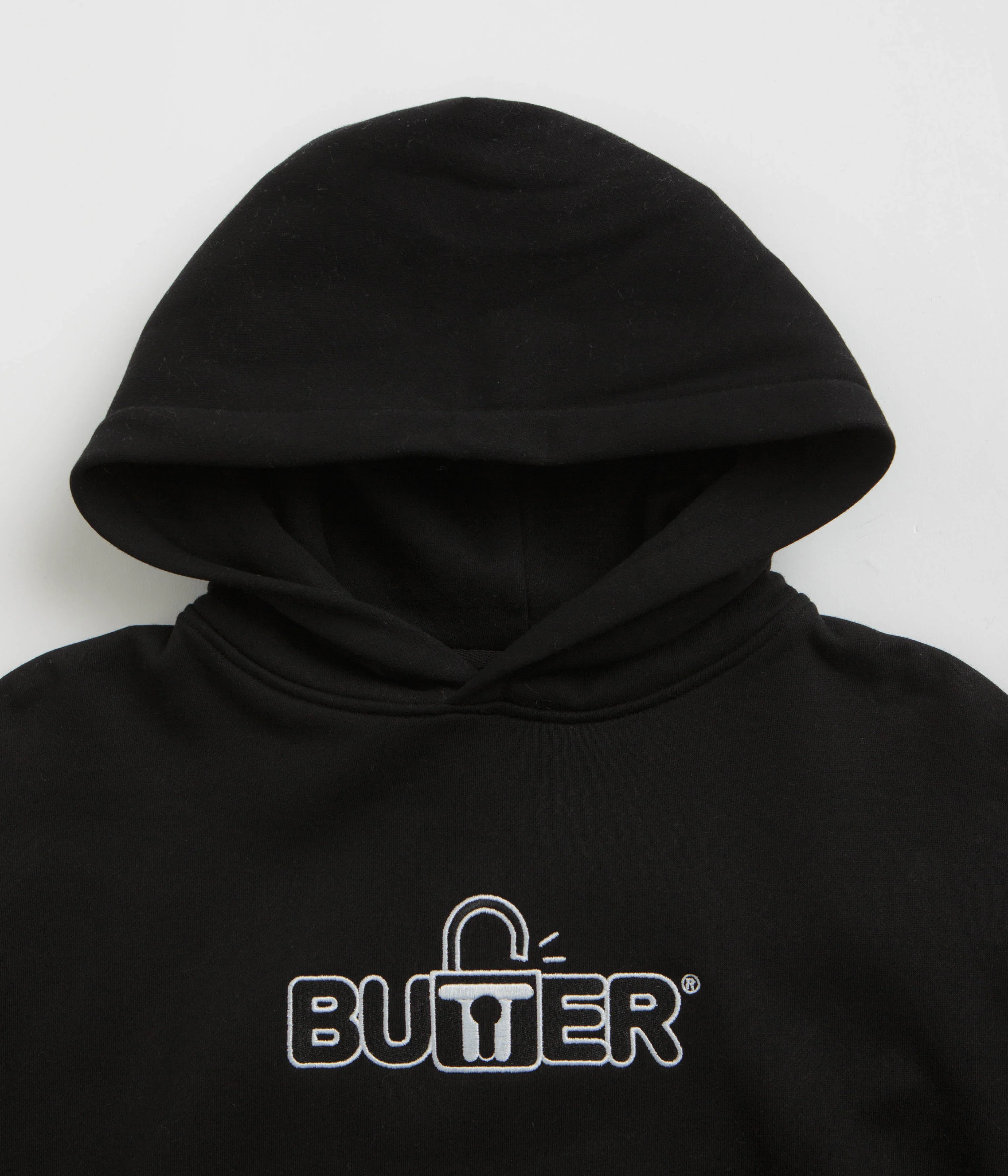 Butter Goods Lock Hoodie - Black - Image 2