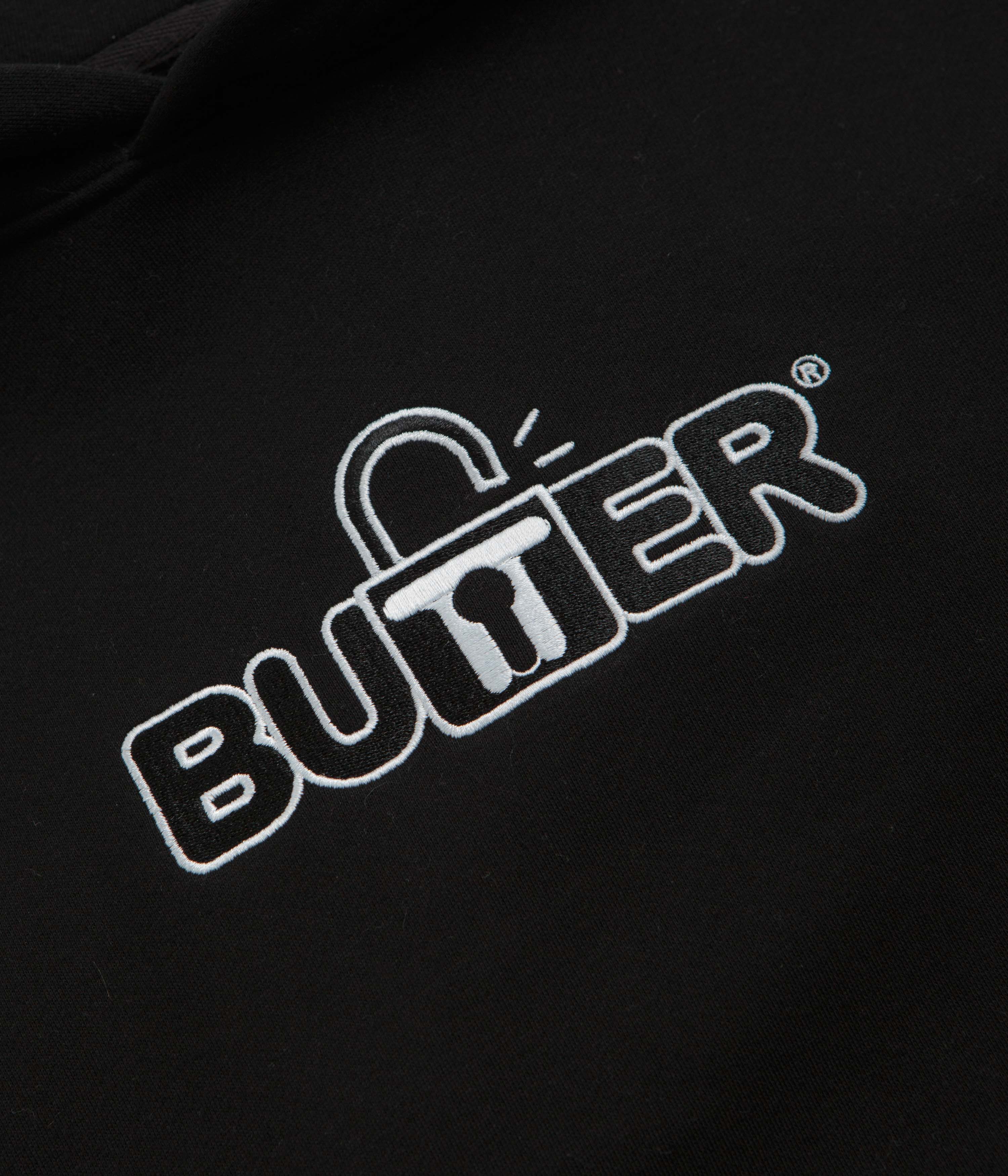 Butter Goods Lock Hoodie - Black - Image 3