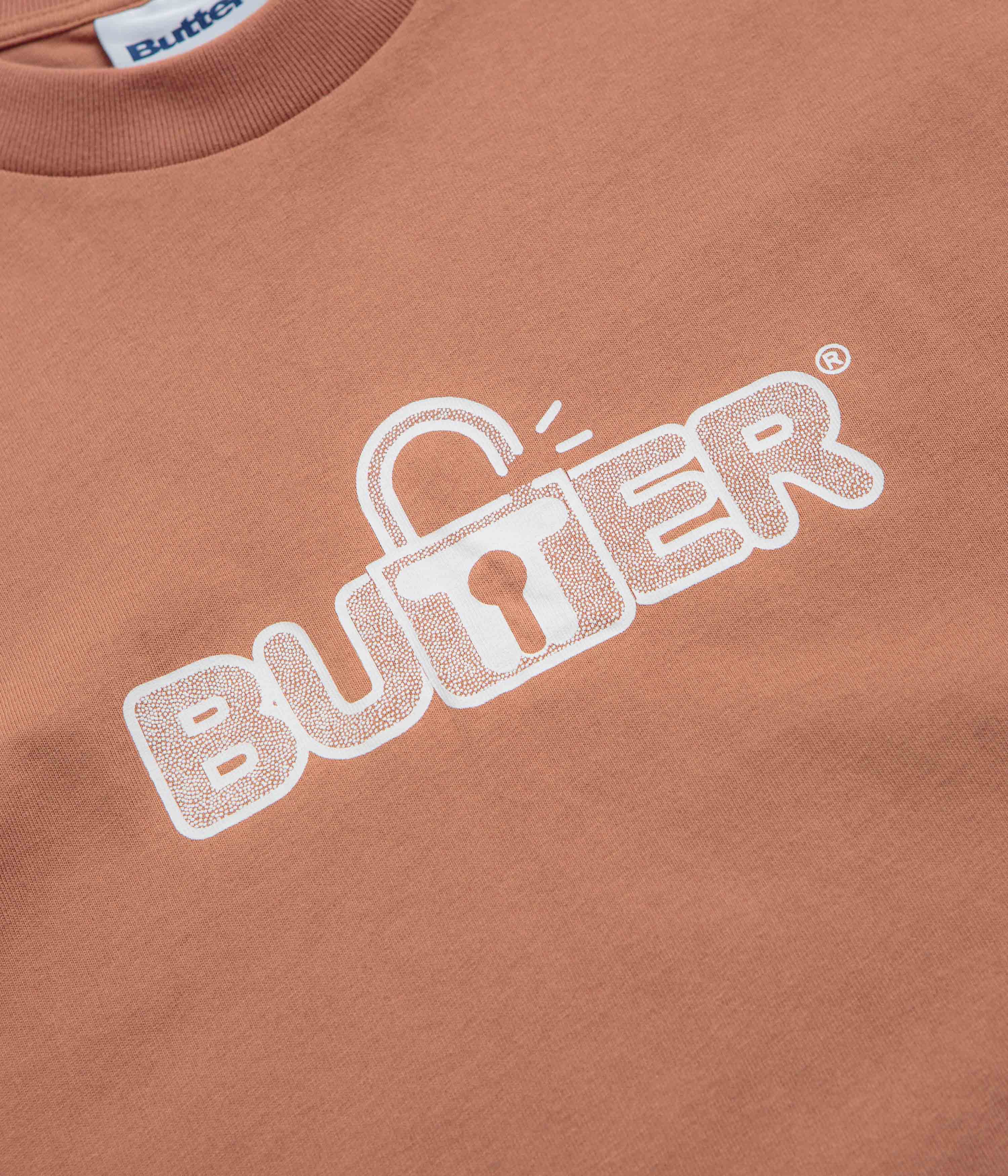 Butter Goods Lock T-Shirt - Washed Wood - Image 3