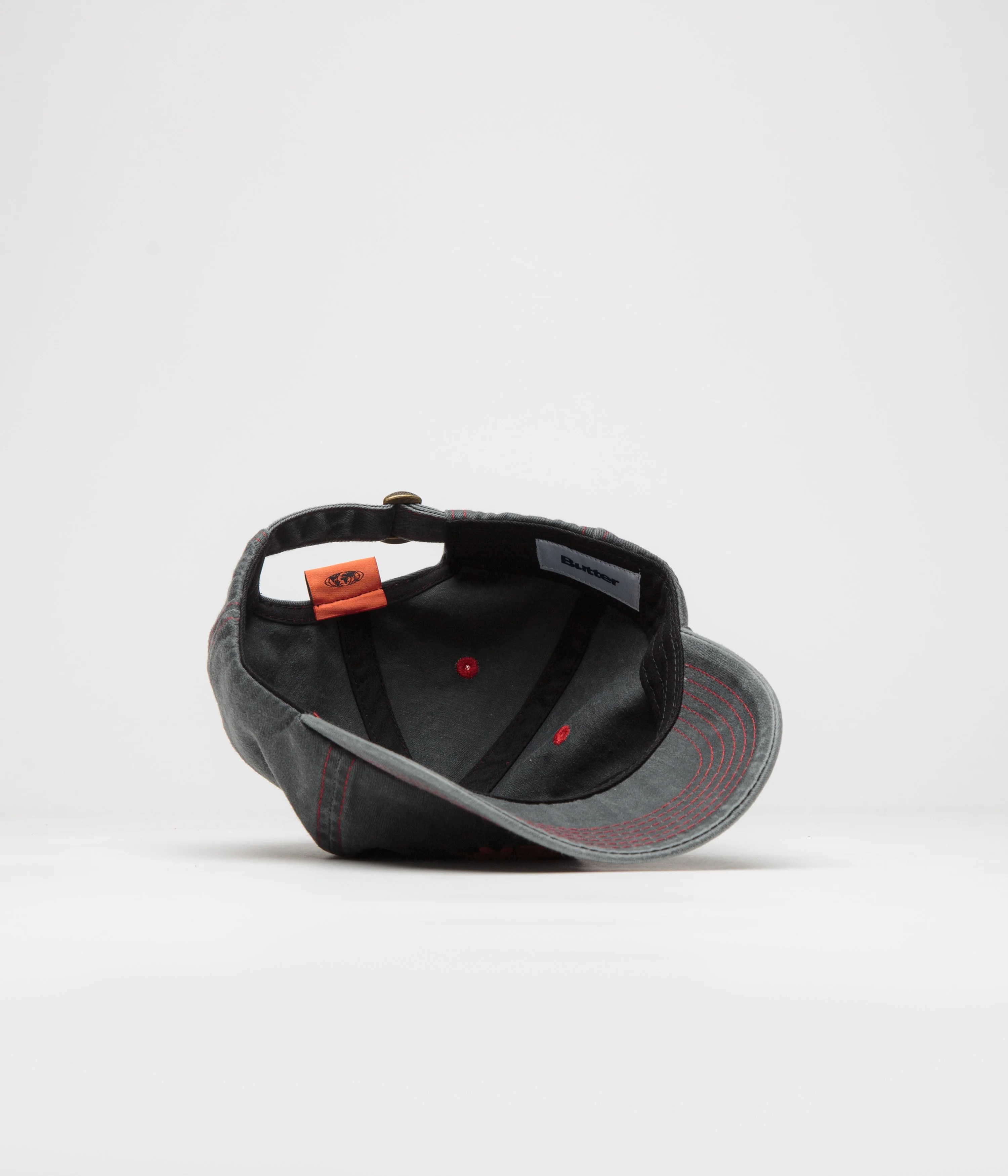 Butter Goods Logo Cap - Charcoal - Image 4