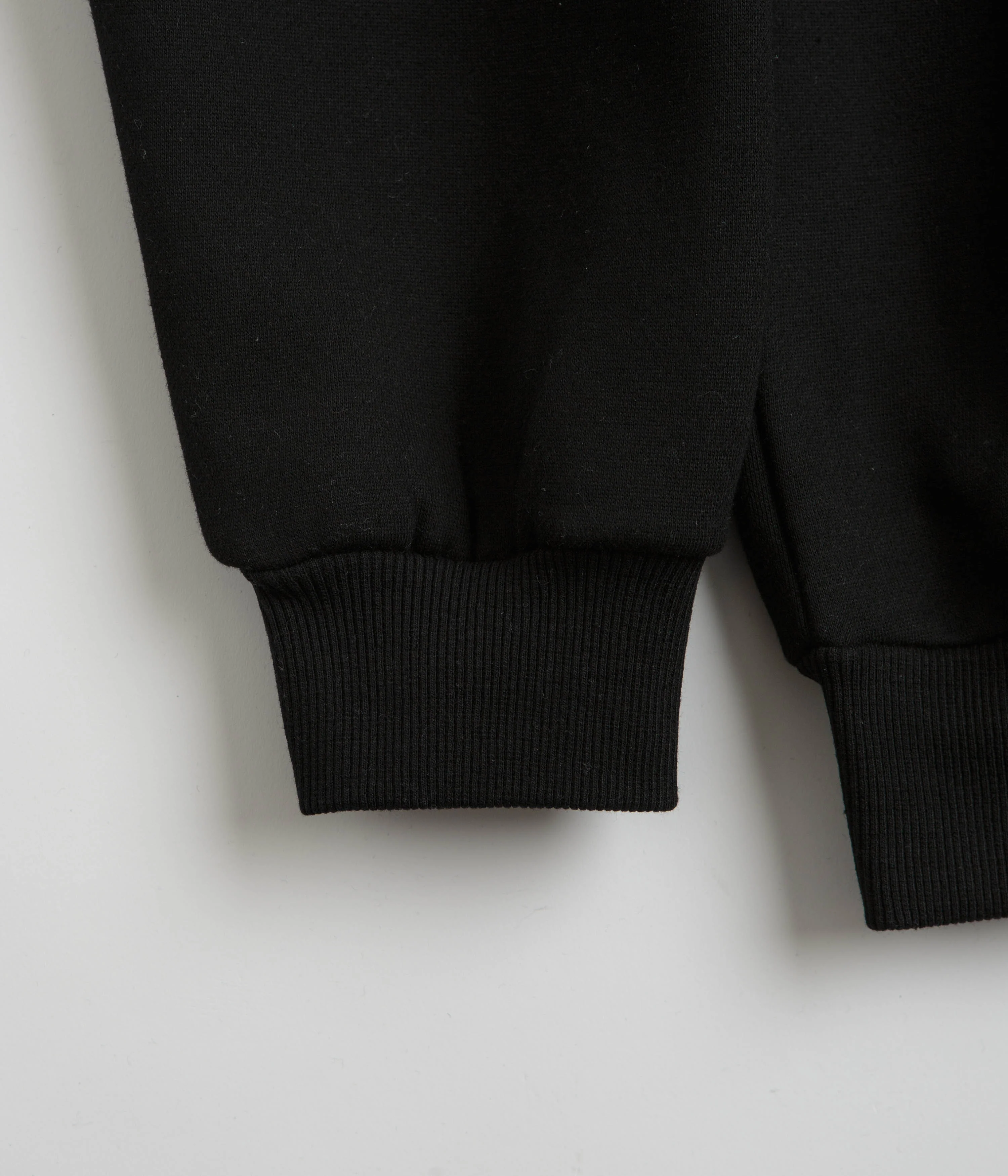 Butter Goods Logo Denim Applique Hoodie - Black - Image 2